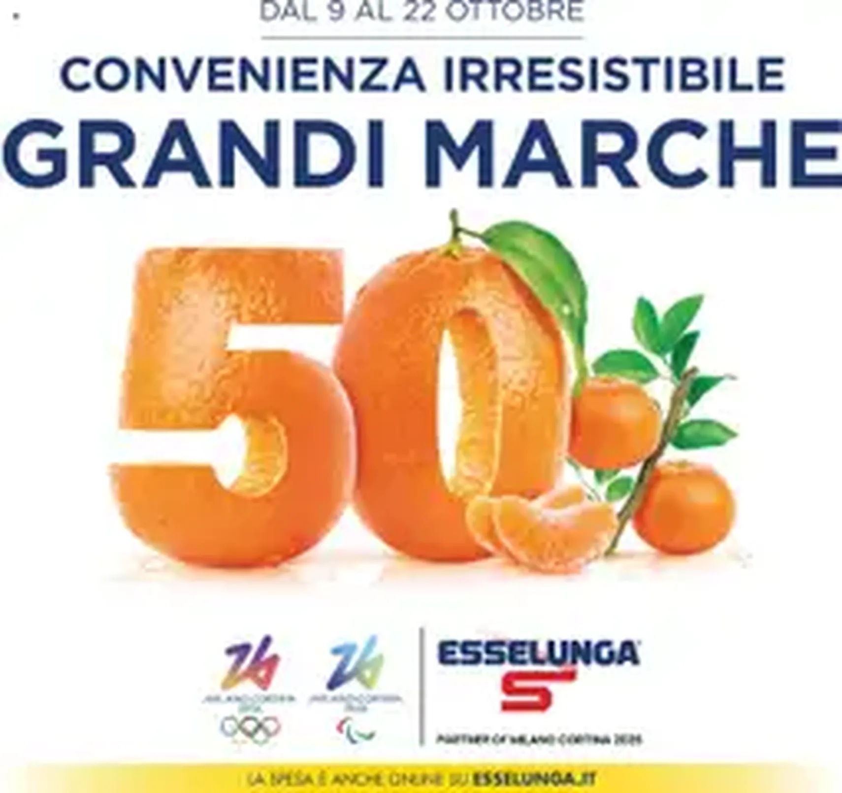 Volantino Esselunga S - volantino valido dal 09/10/2025 pagina 1 di 1