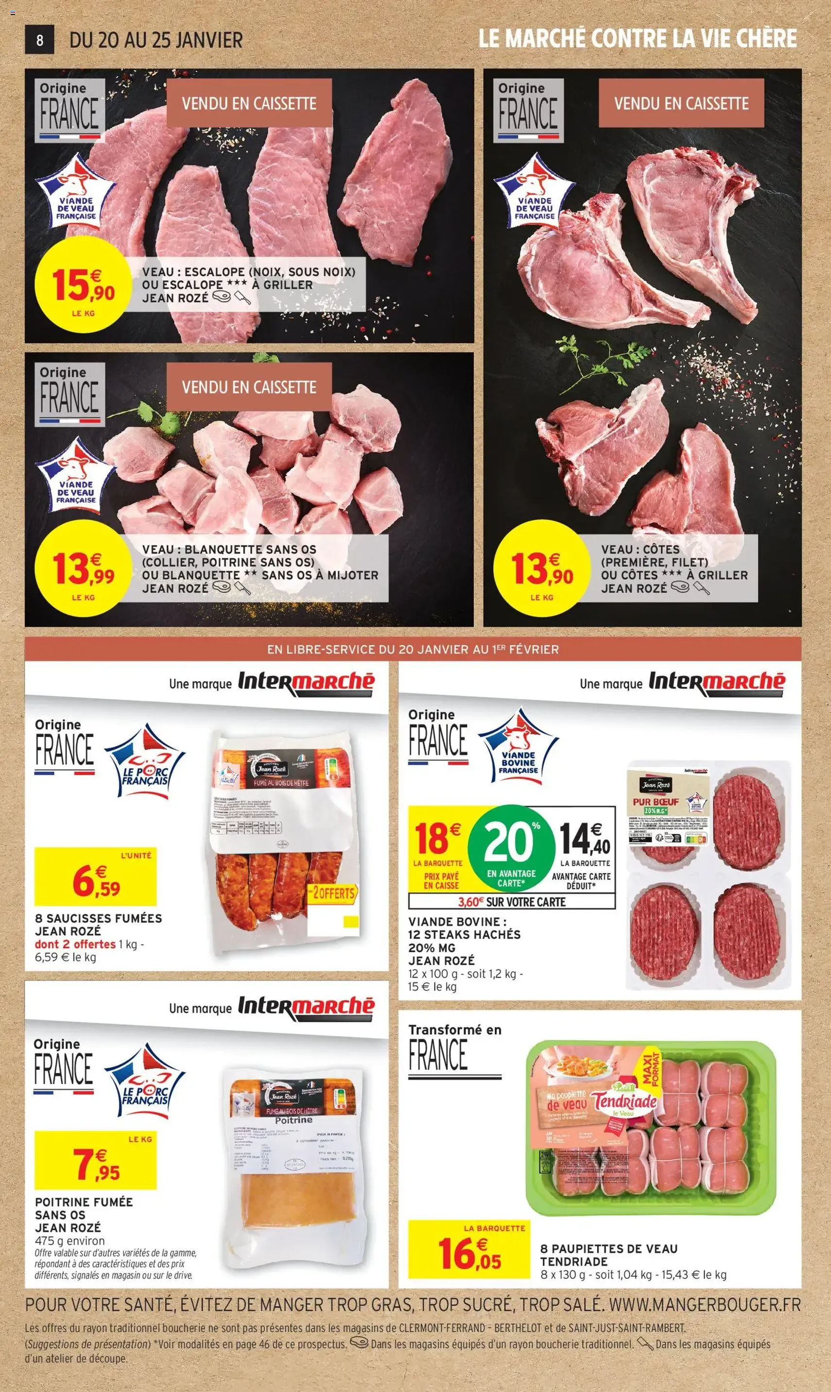 Intermarché catalogue semaine 4 - brochure valable à partir du 20/01/2026, page 8 sur 52