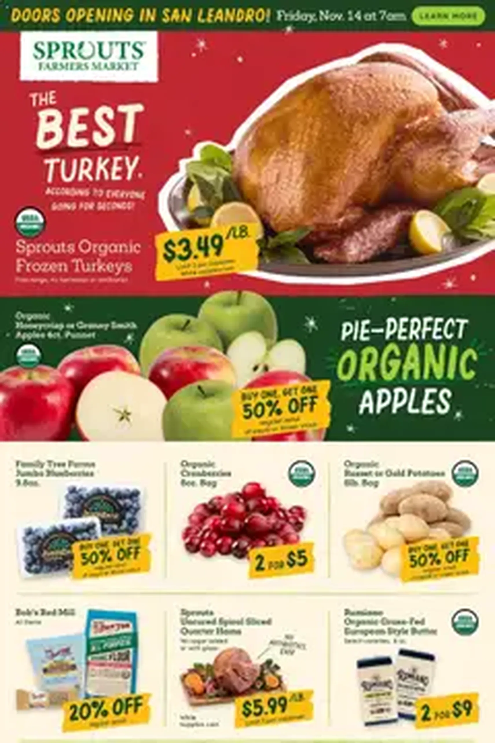 Sprouts Weekly Ad - valid flyer from 11/12/2025, page 1 of 1