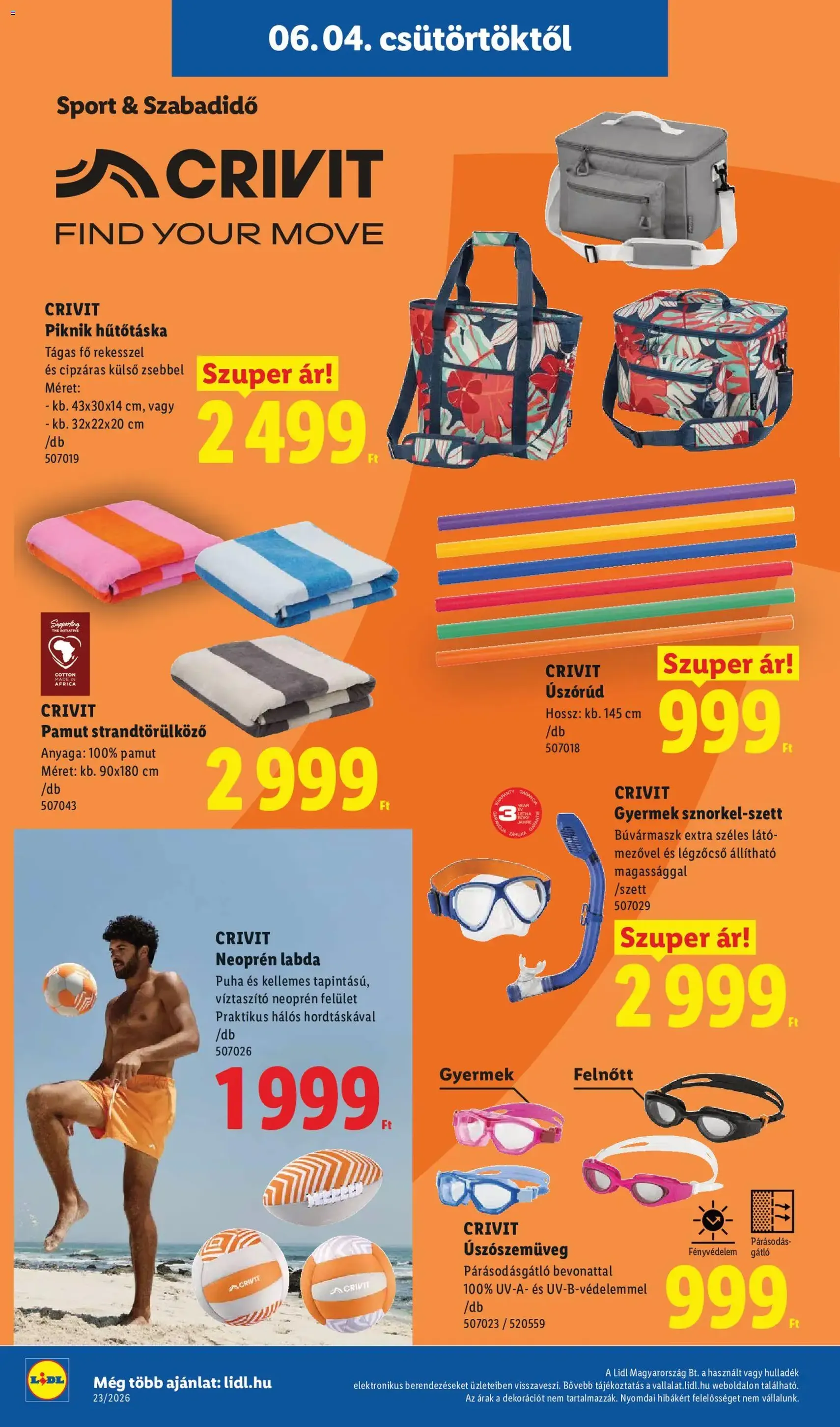 Lidl akciós újság - 2026.06.04. érvényes szórólap 34 oldal 80 oldalból