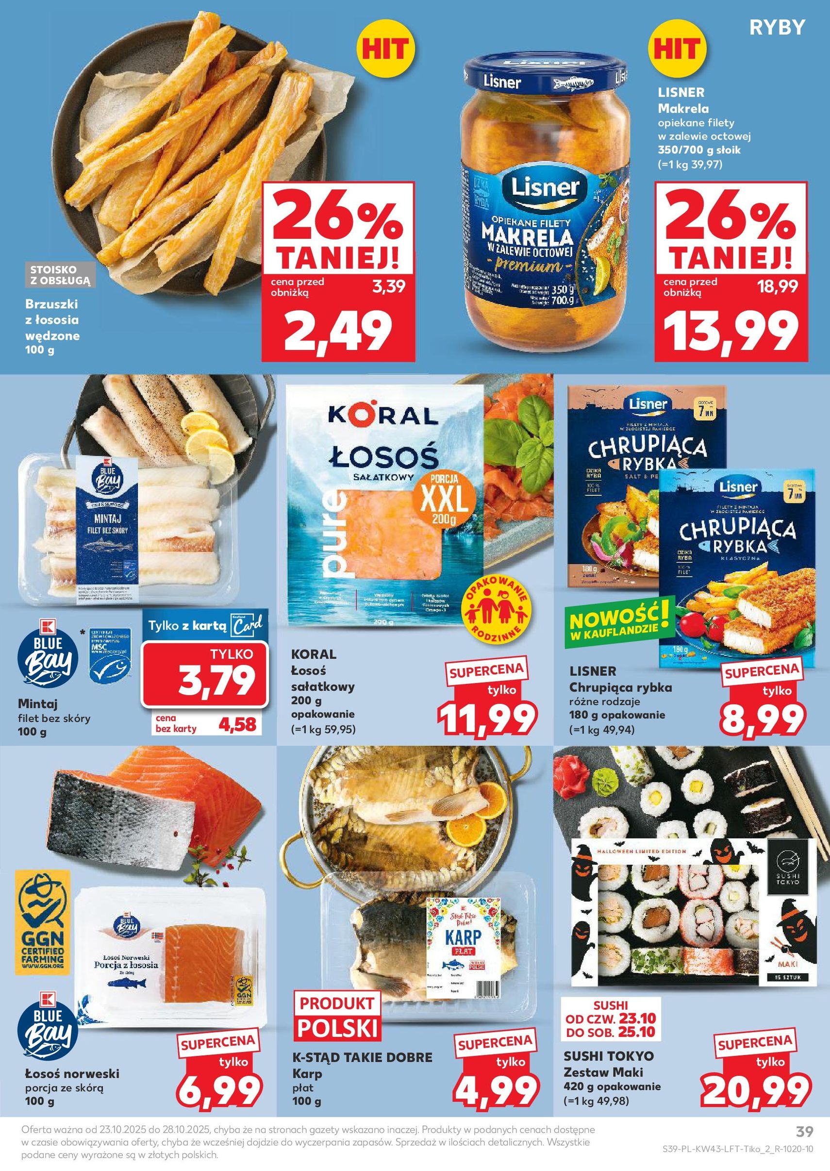 Kaufland gazetka - ważny gazetka od 23.10.2025 strona 39 z 67 Kaufland gazetka - ważny gazetka od 23.10.2025 strona 39 z 67