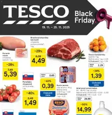 Tesco - Black Friday - náhľad letáku platný od 19.11.2025