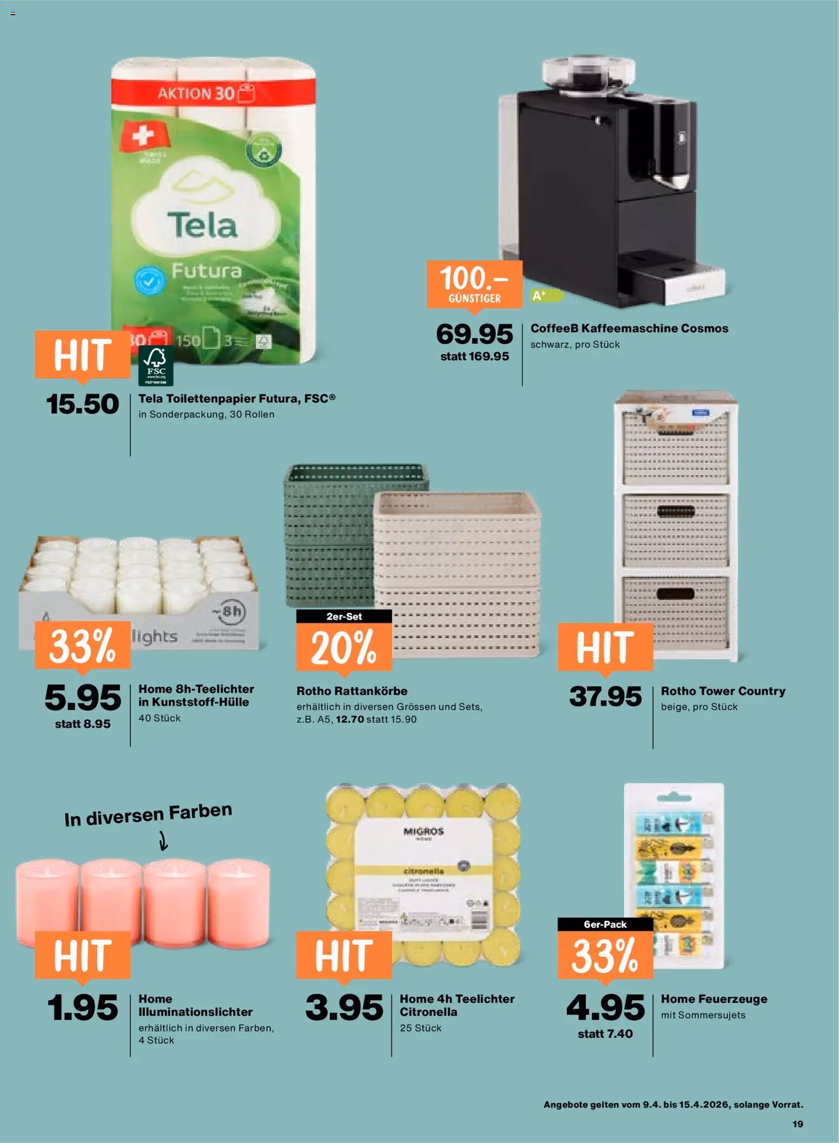 Migros aktionen - Gültiger Prospekt ab 09.04.2026, Seite 19 von insgesamt 24