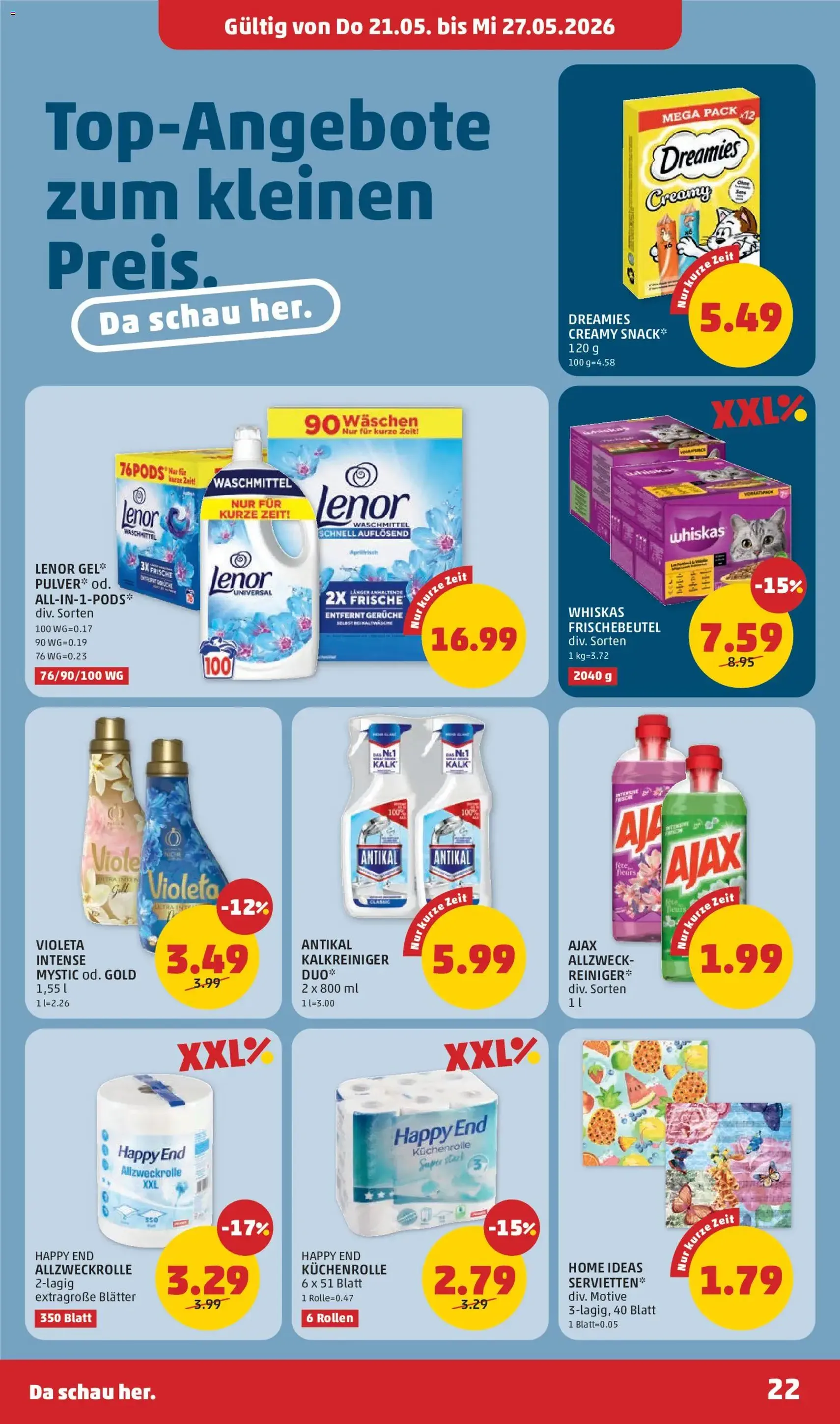 Penny Markt Flugblatt - Gültiger Prospekt ab 21.05.2026, Seite 22 von insgesamt 32