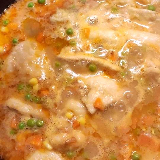 Previzualizare rețetă Carne de porc pe legume
