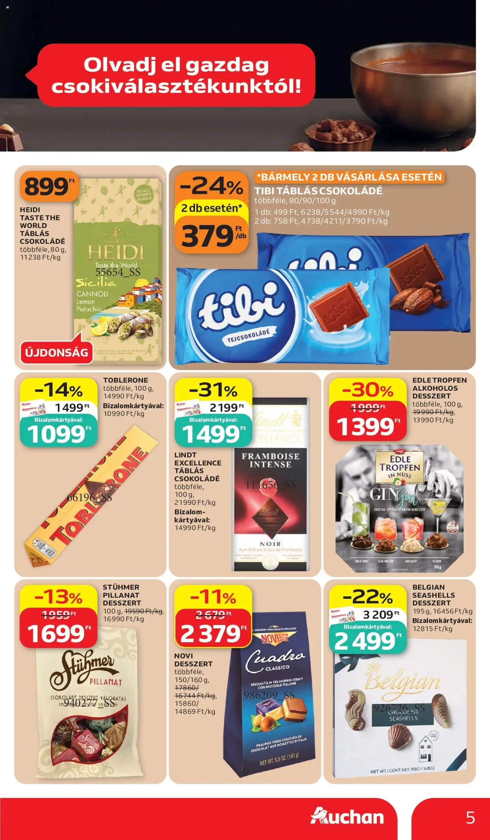 Auchan akciós újság - 2026.07.02. érvényes szórólap 5 oldal 56 oldalból