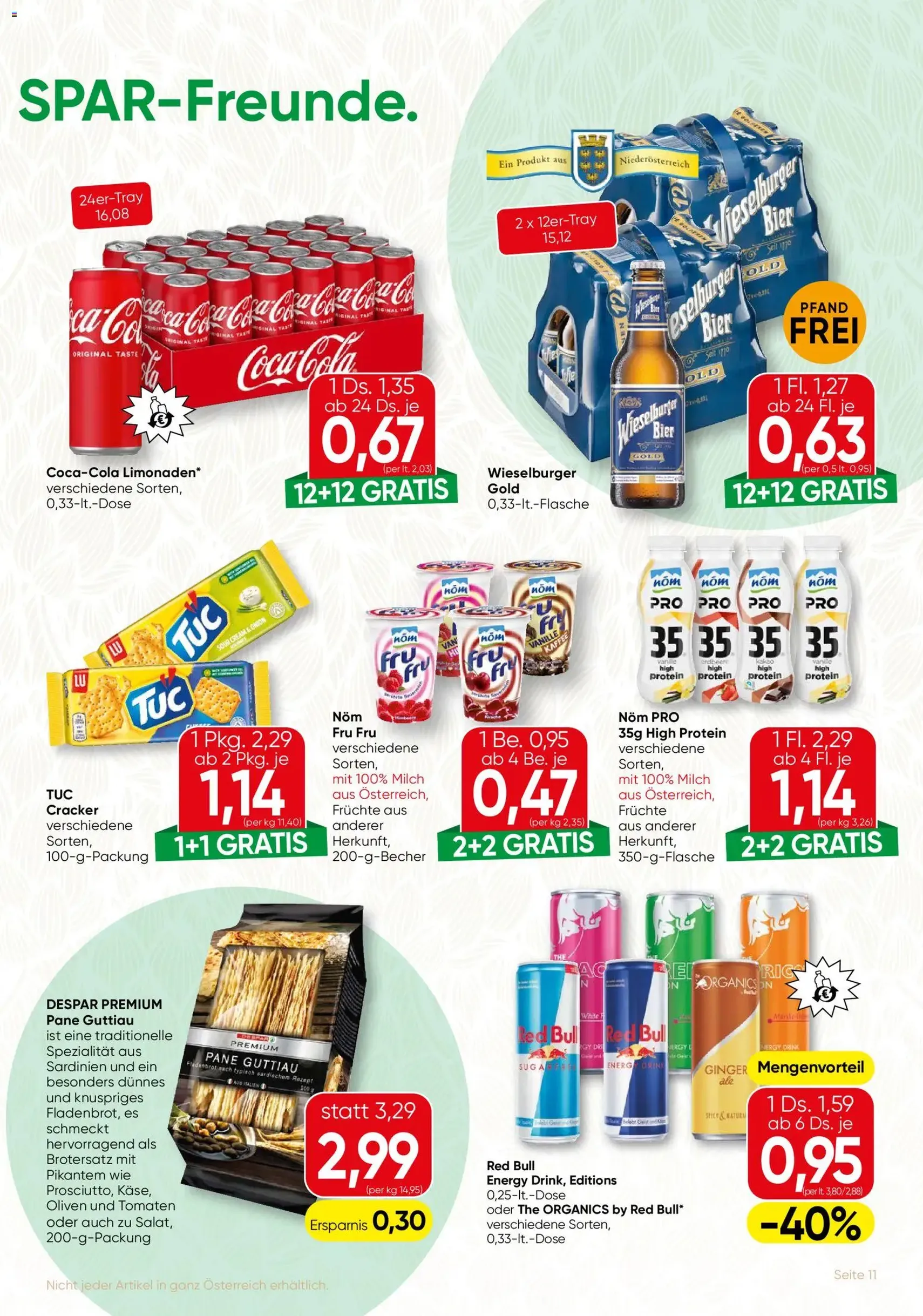 SPAR Gourmet Flugblatt - Gültiger Prospekt ab 23.10.2025, Seite 11 von insgesamt 12