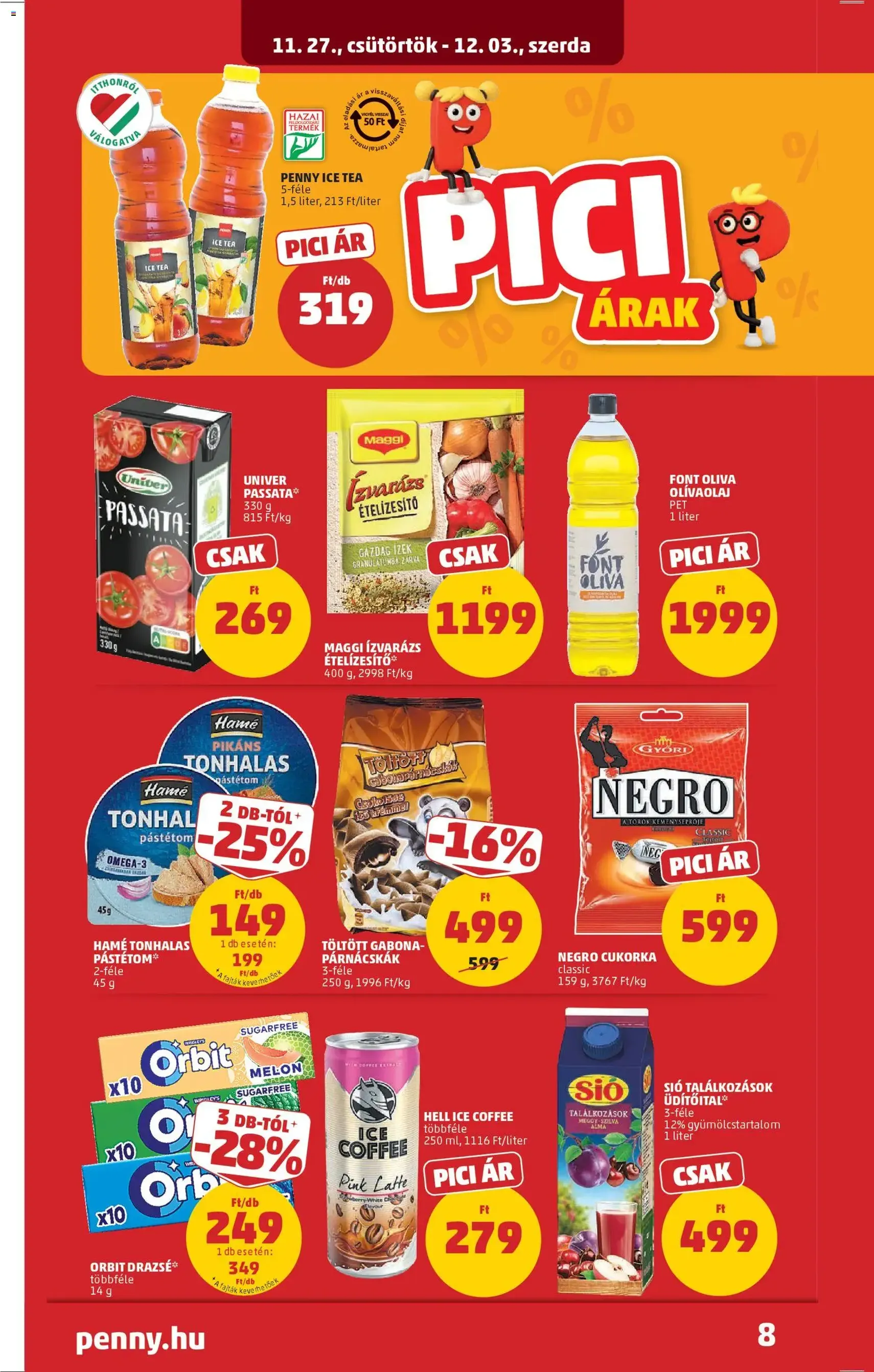 PENNY Akciós újság - 2025.11.27. érvényes szórólap 12 oldal 46 oldalból