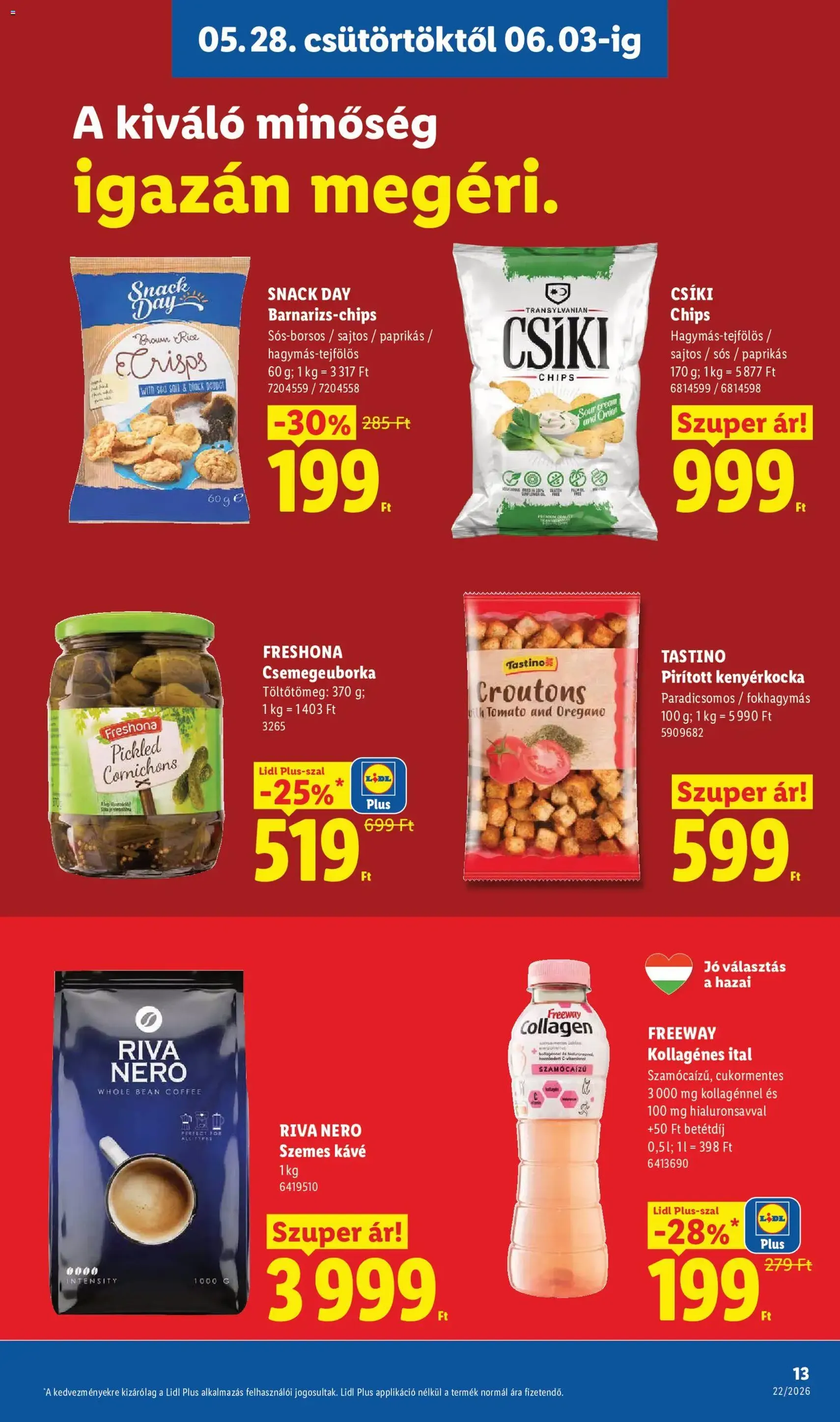 Lidl akciós újság - 2026.05.28. érvényes szórólap 13 oldal 74 oldalból
