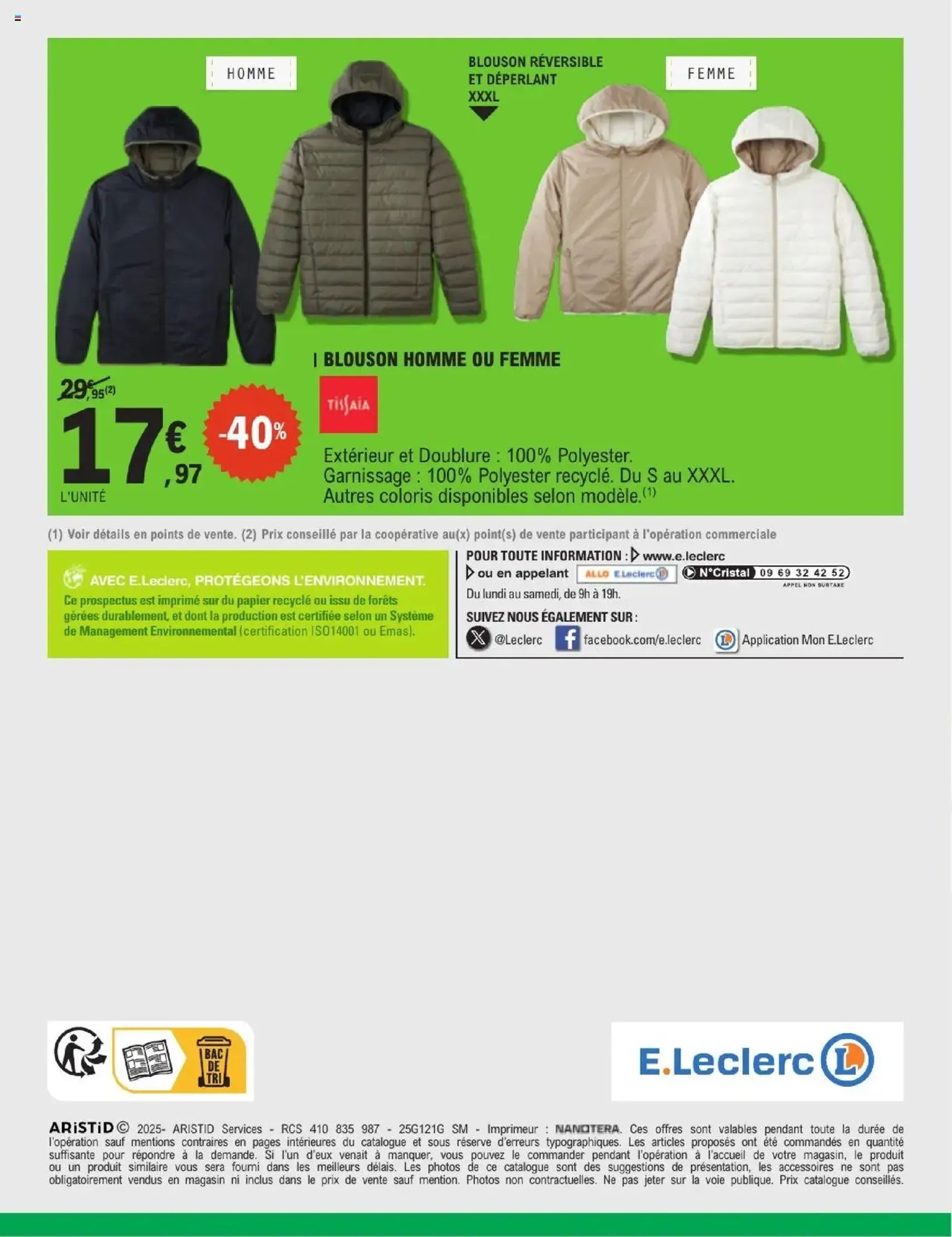 E.Leclerc catalogue semaine 42 - brochure valable à partir du 14/10/2025, page 36 sur 36