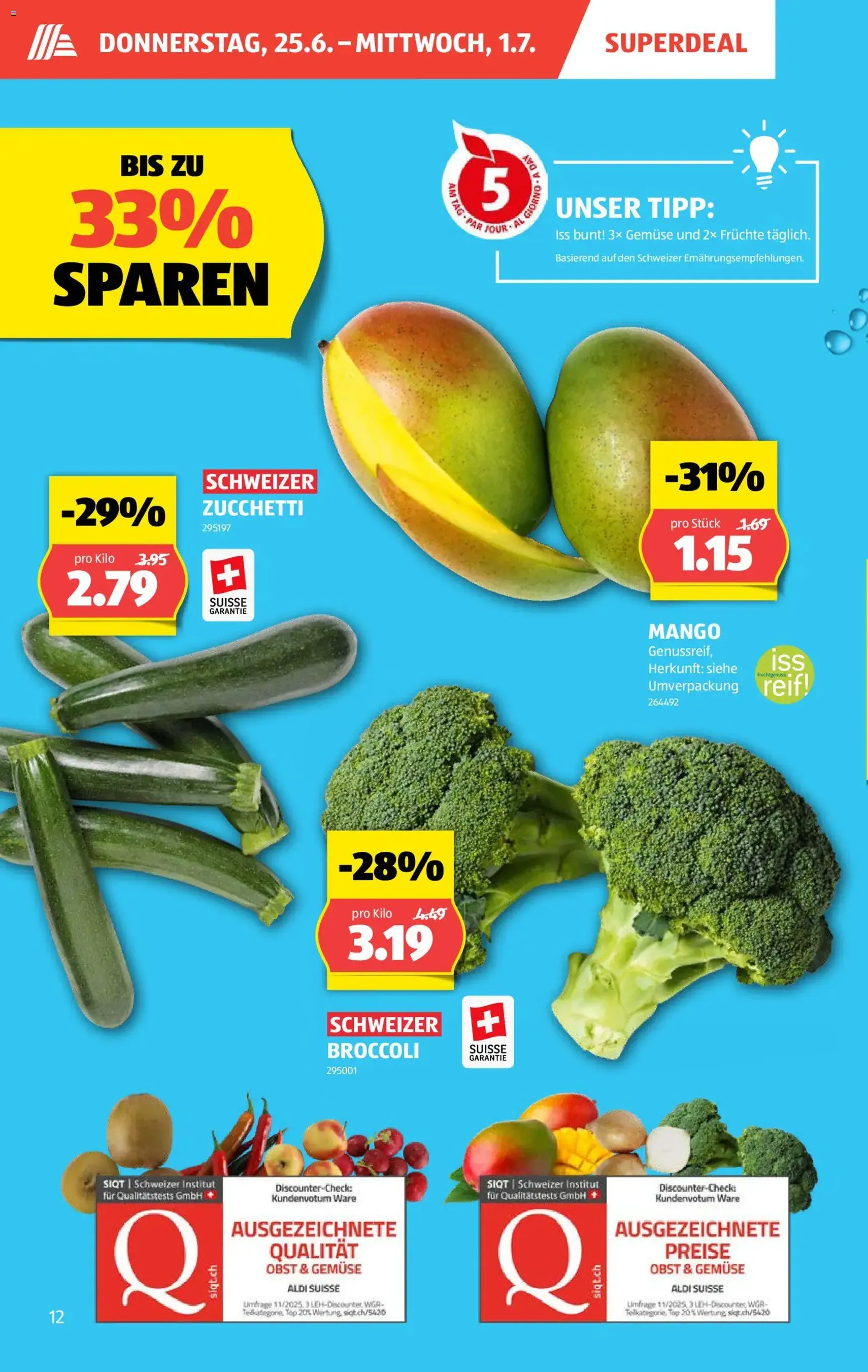 Aldi aktionen - Gültiger Prospekt ab 25.06.2026, Seite 12 von insgesamt 36