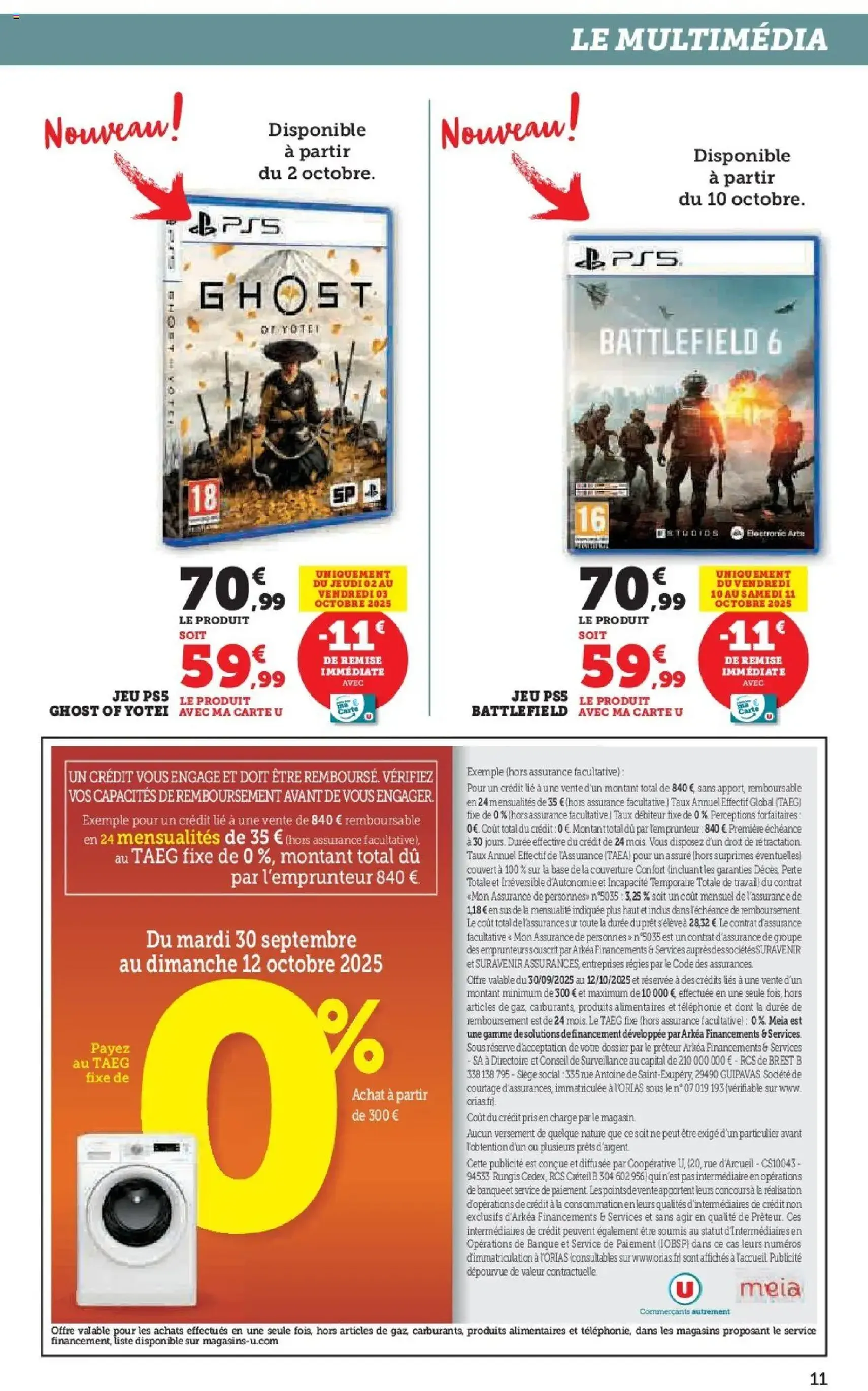 Super U catalogue - brochure valable à partir du 30/09/2025, page 11 sur 20