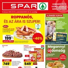 Spar Akciós újság - szórólap előnézete érvényes 2025.09.18. -tól