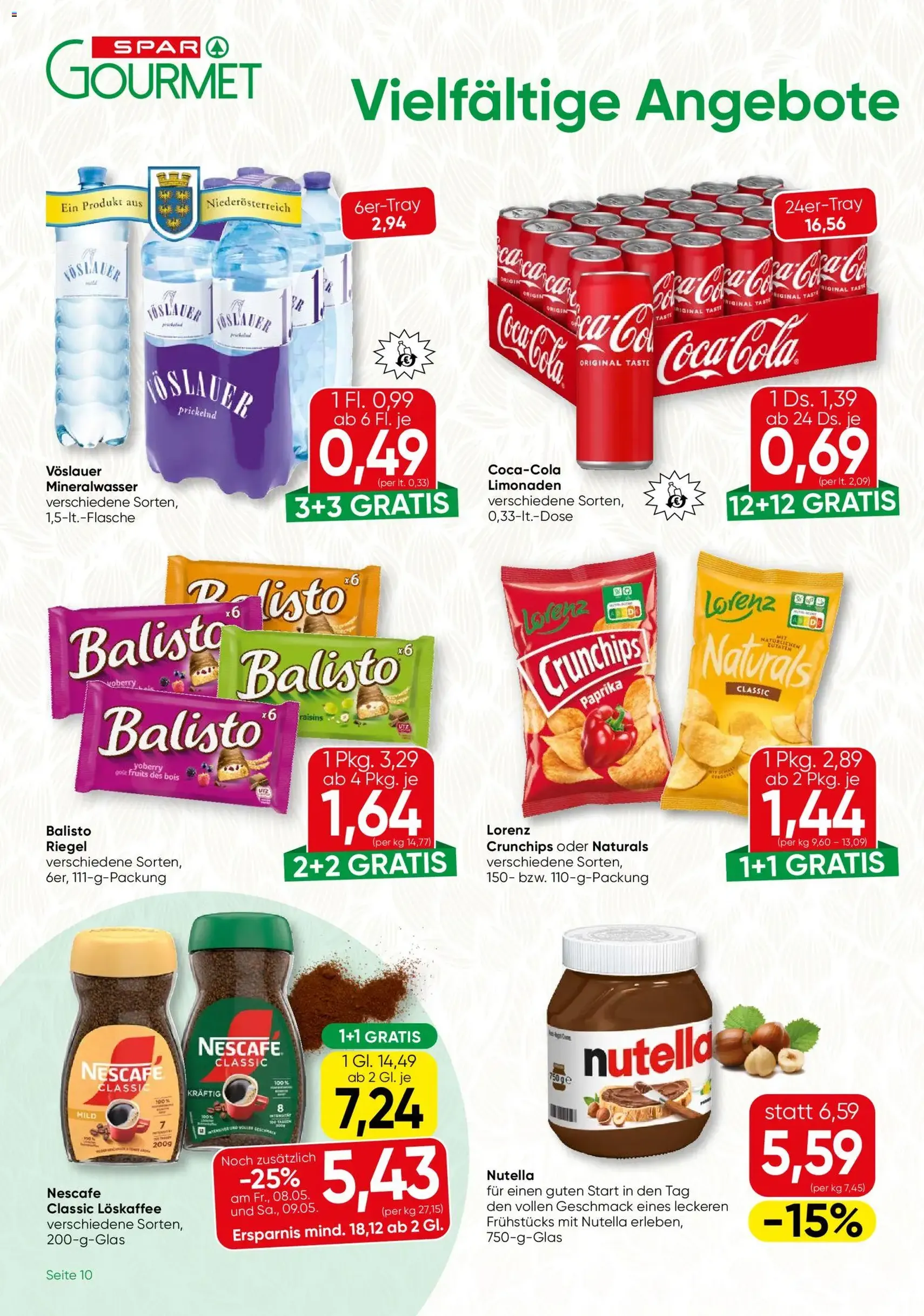 SPAR Gourmet Flugblatt - Gültiger Prospekt ab 07.05.2026, Seite 10 von insgesamt 12
