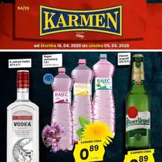 KARMEN CBA leták - náhľad letáku platný od 16.04.2026