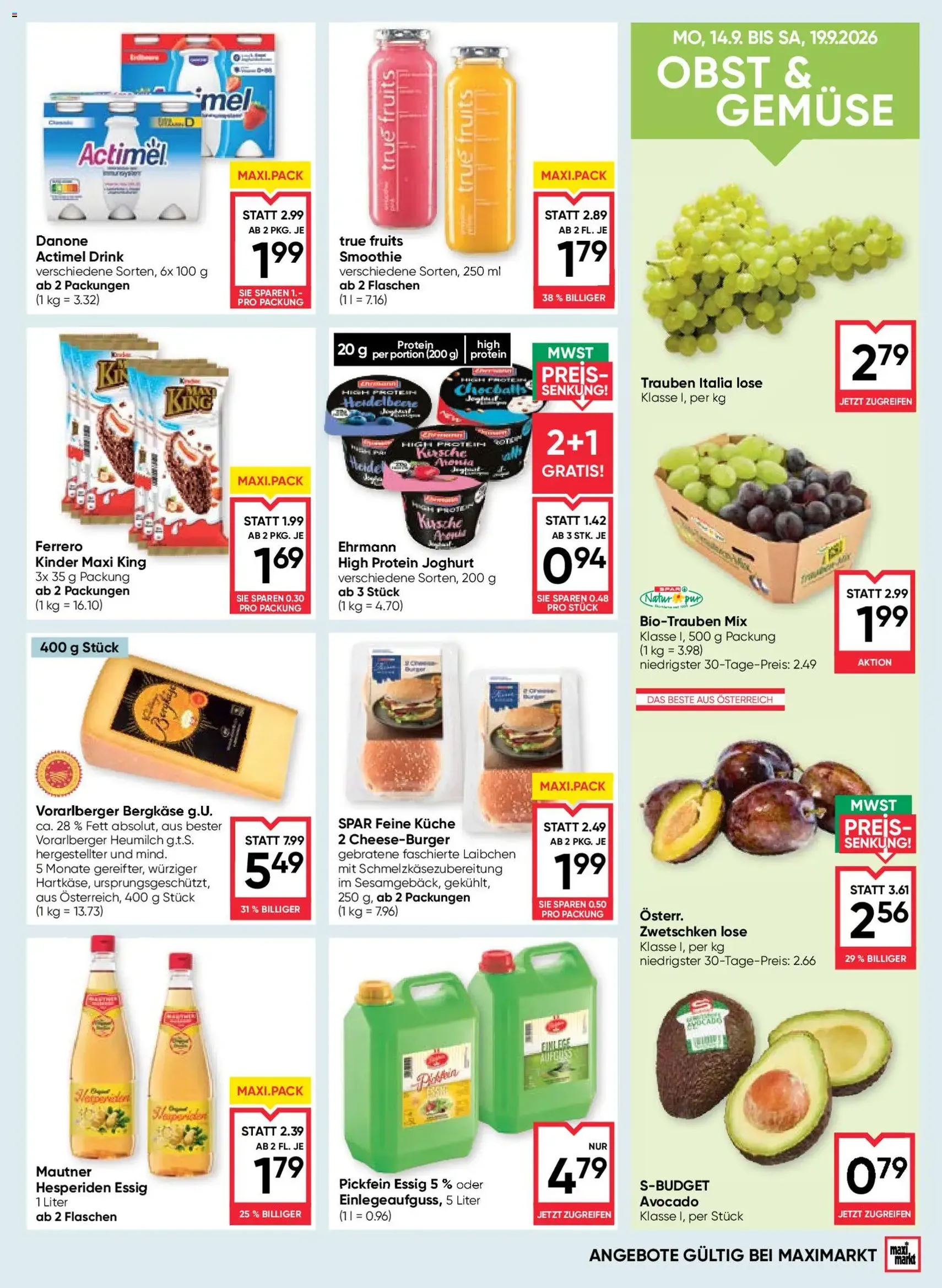 Maximarkt Flugblatt - Gültiger Prospekt ab 17.09.2026, Seite 9 von insgesamt 24