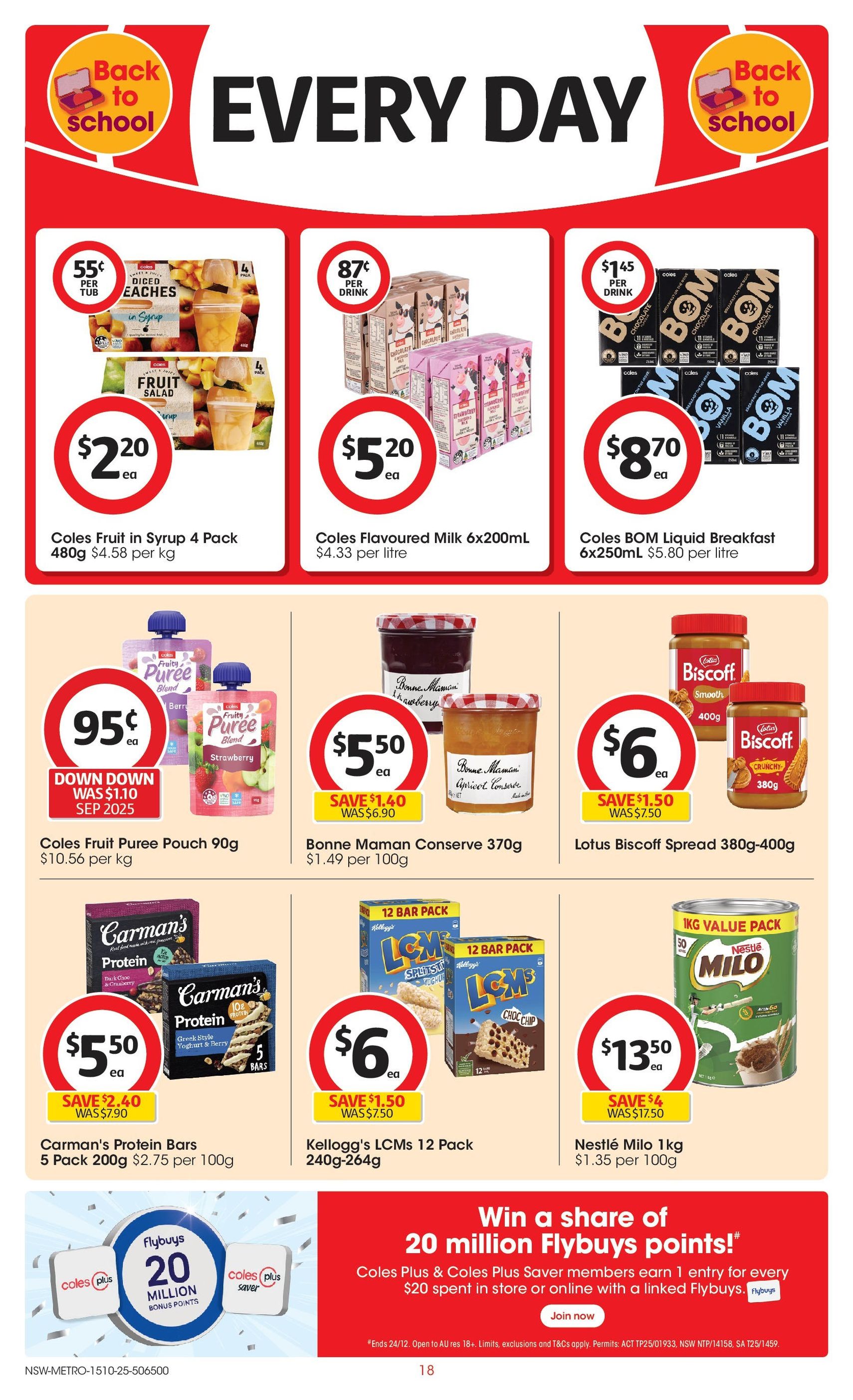 Coles Catalogue NSW - valid flyer from 15/10/2025, page 18 of 51 Coles Catalogue NSW - valid flyer from 15/10/2025, page 18 of 51