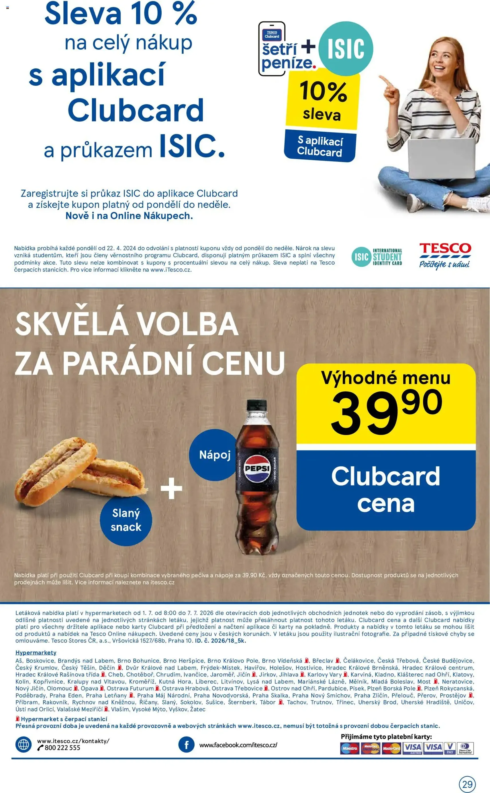 Tesco leták - Hypermarket - platný leták od 01.07.2026 strana 29 z 31