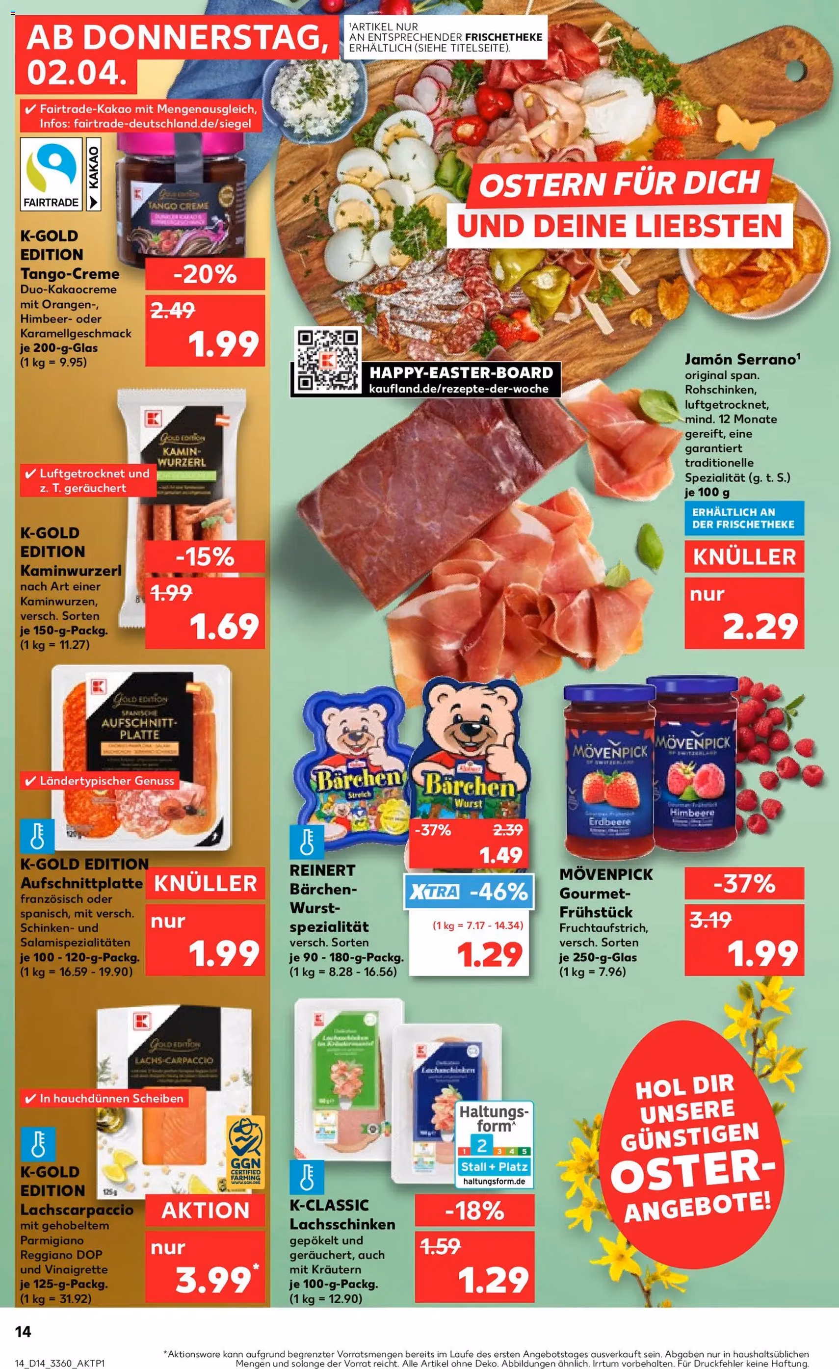 Kaufland Prospekt - Gültiger Prospekt ab 02.04.2026, Seite 14 von insgesamt 54