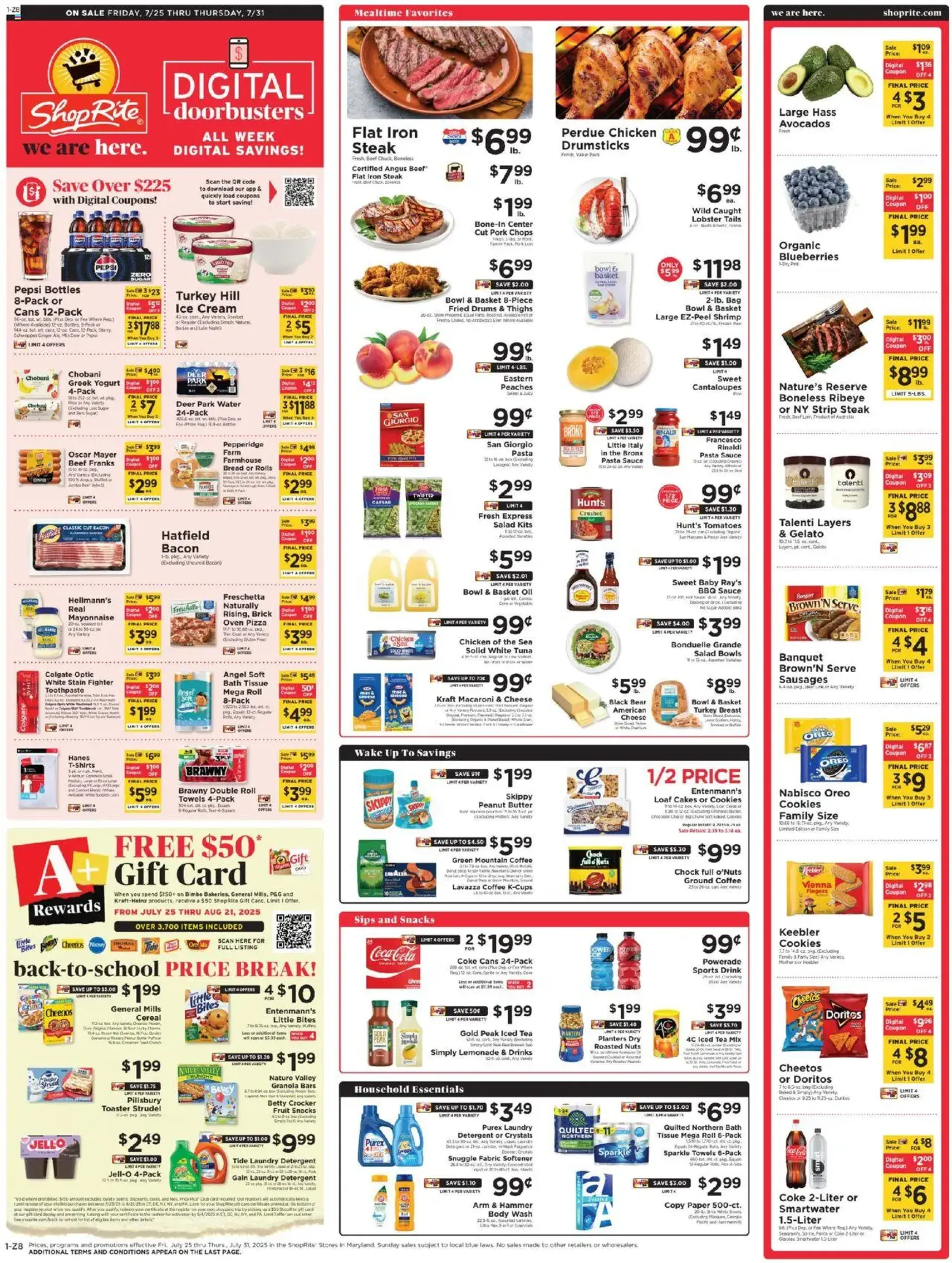 ShopRite Weekly Ad - valid flyer from 07/24/2025, page 1 of 8 ShopRite Weekly Ad - valid flyer from 07/24/2025, page 1 of 8