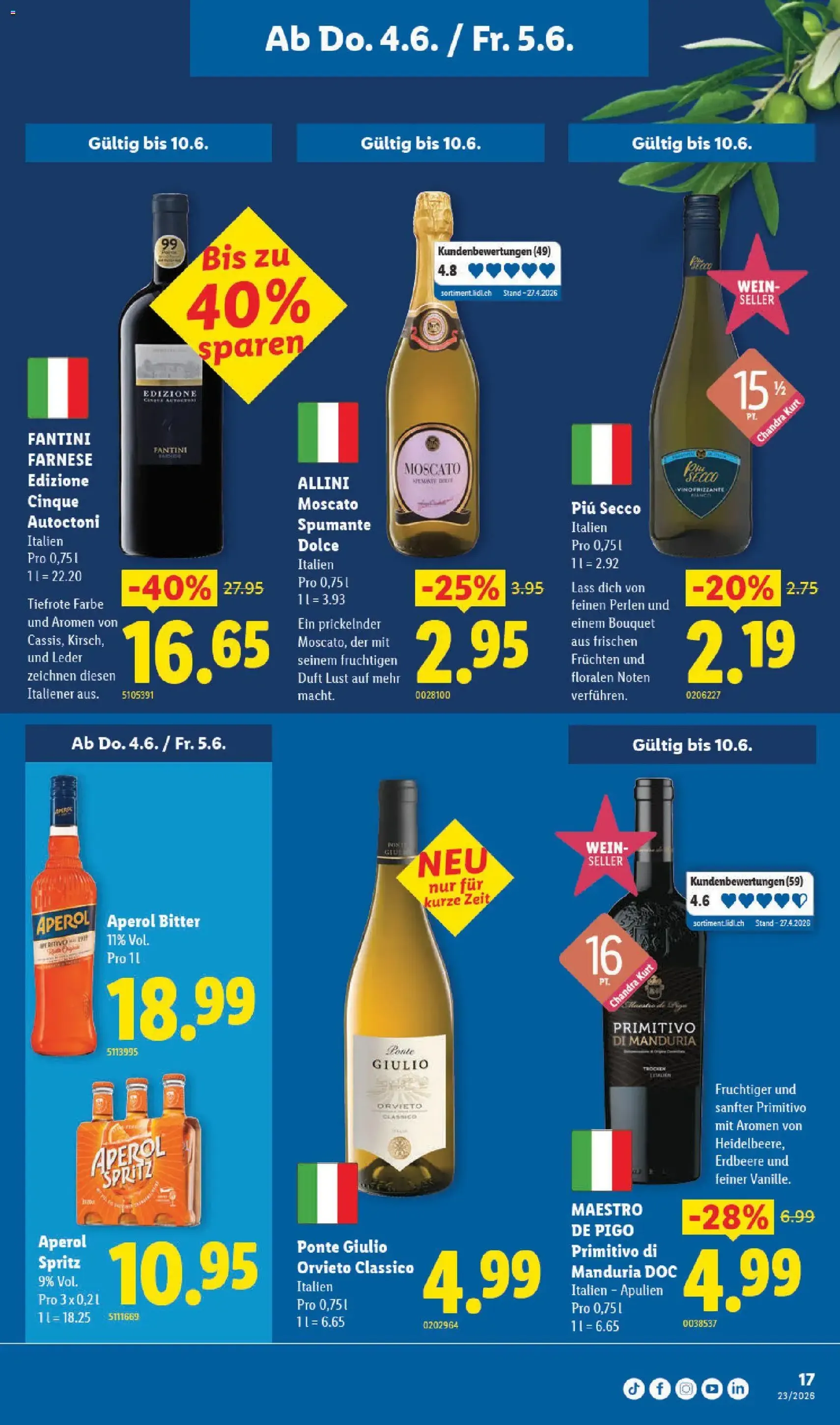 Lidl aktionen - Gültiger Prospekt ab 04.06.2026, Seite 21 von insgesamt 36