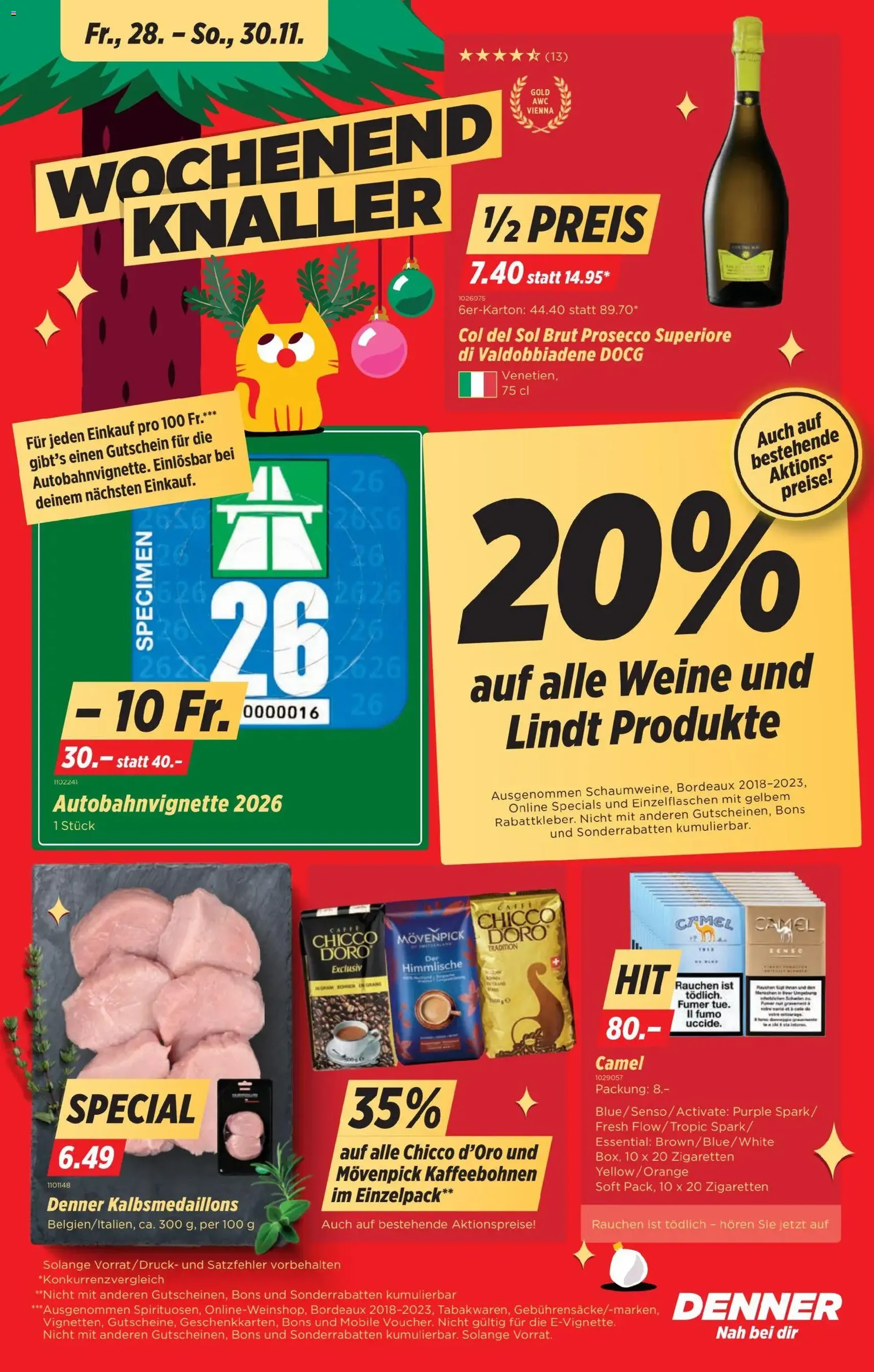 Denner Aktionen - Gültiger Prospekt ab 25.11.2025, Seite 24 von insgesamt 24