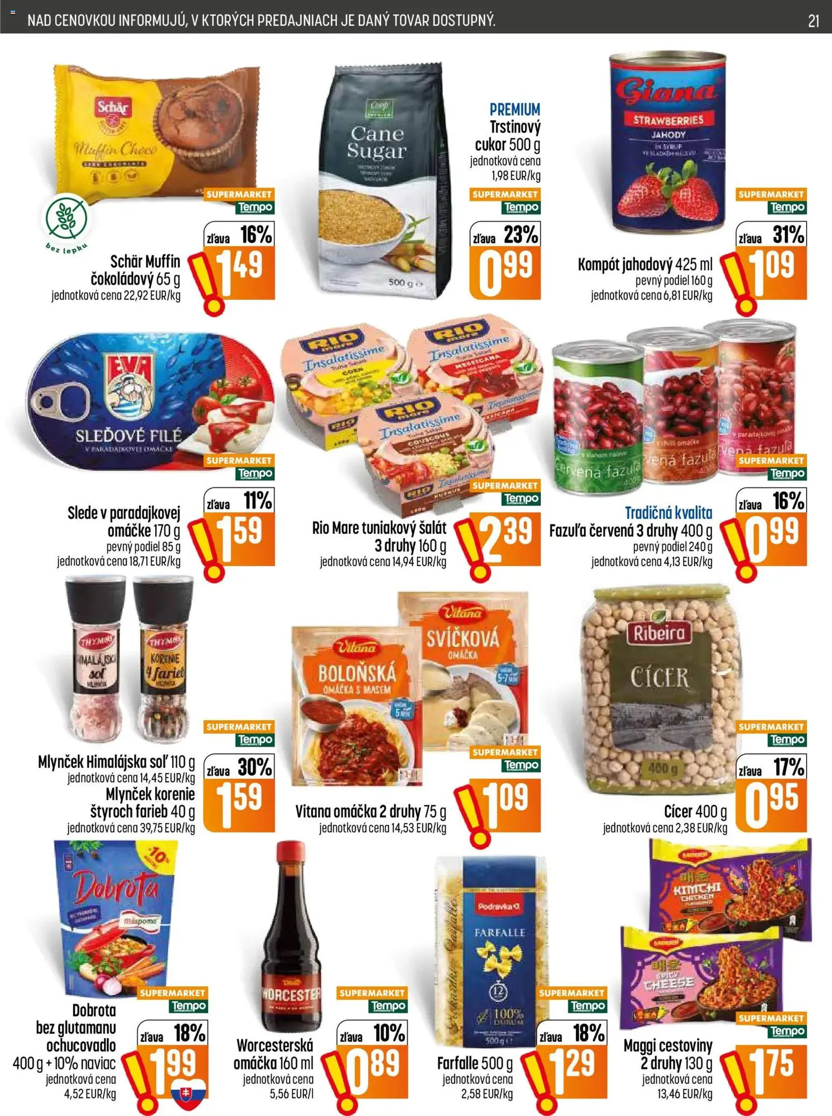 COOP Jednota leták - platný leták od 13.08.2026 strana 21 z 28