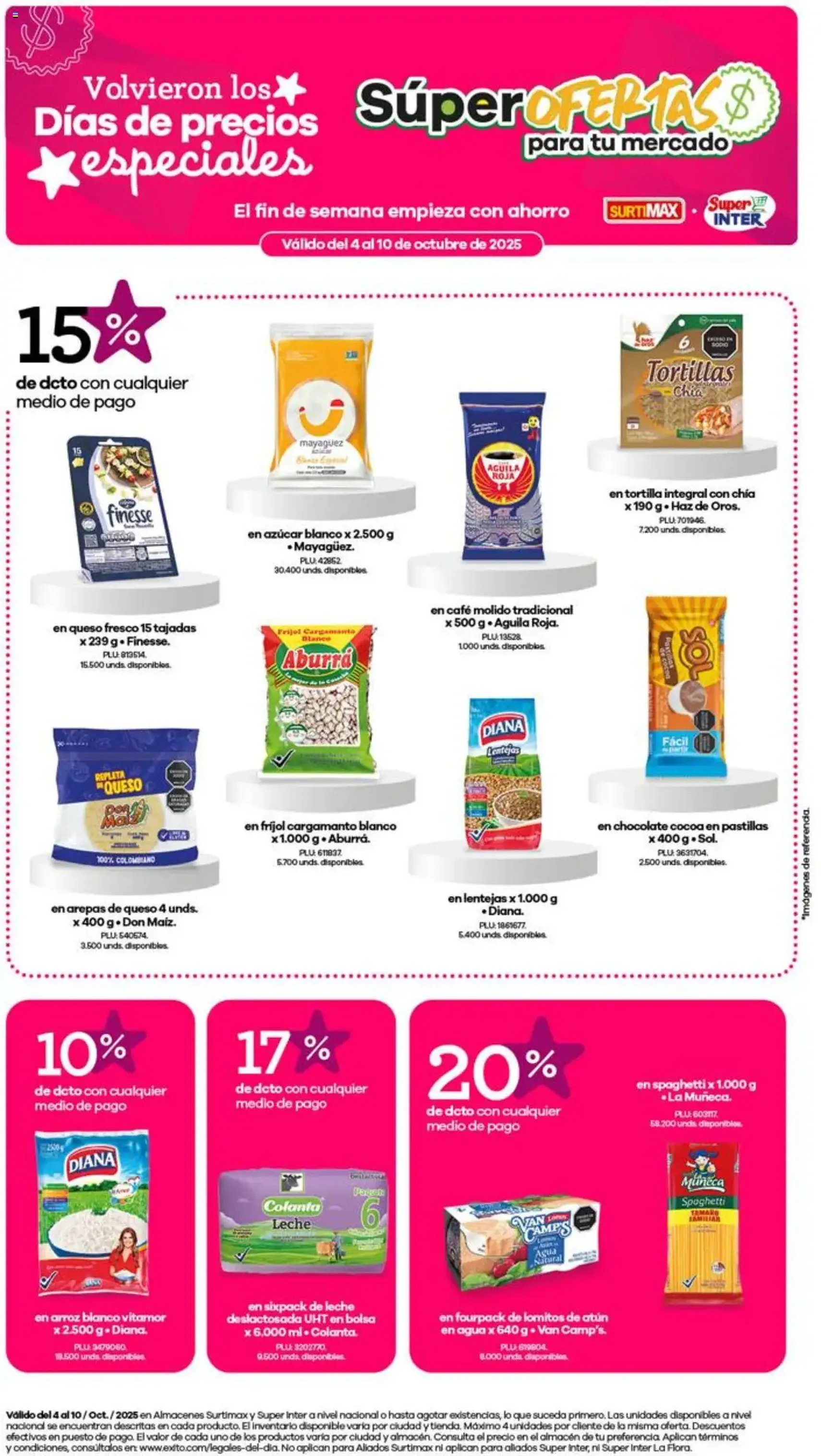 Surtimax - Catálogo - folleto válido desde 04/10/2025 página 1 de 5