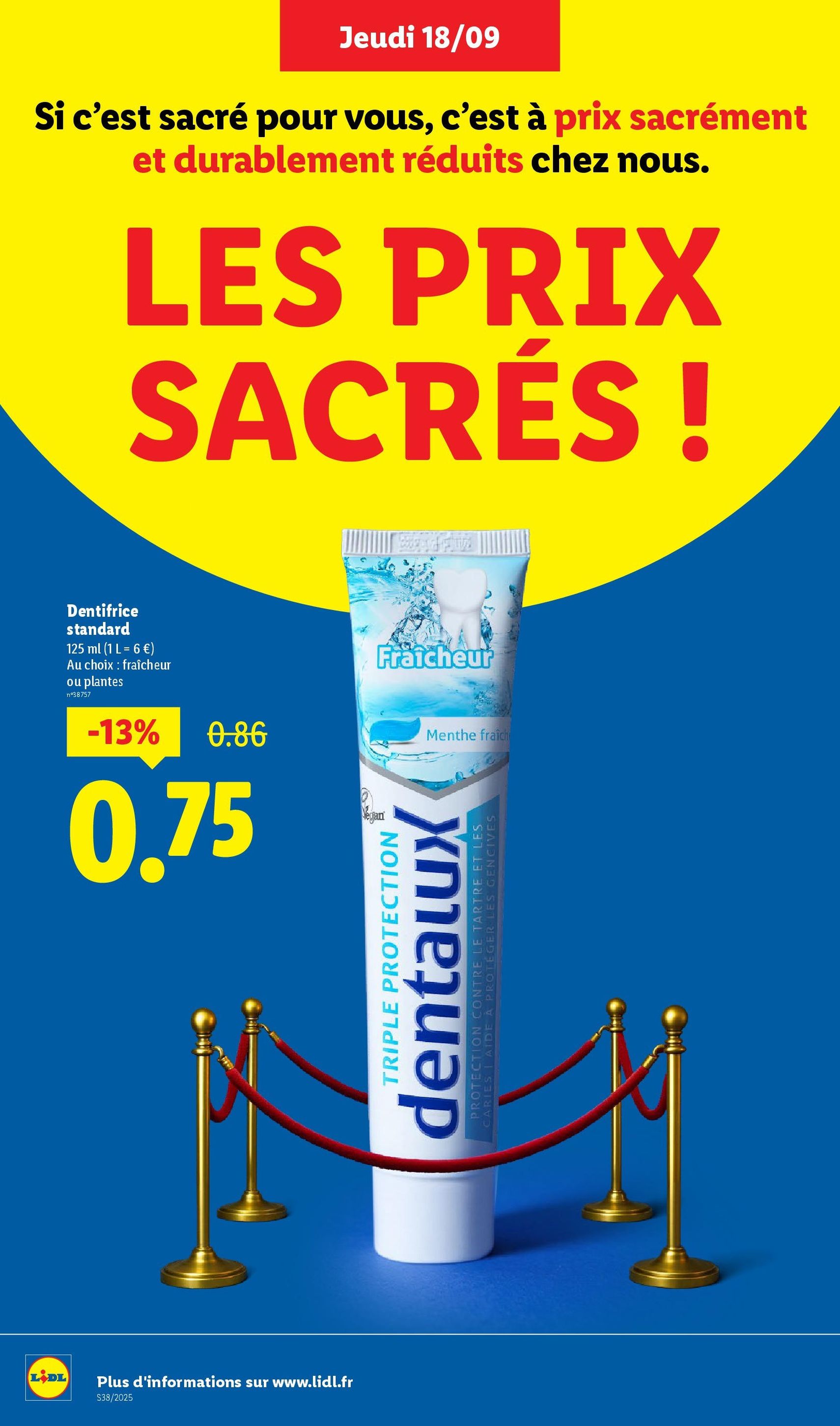 LIDL catalogue semaine 38 - brochure valable à partir du 18/09/2025, page 28 sur 75