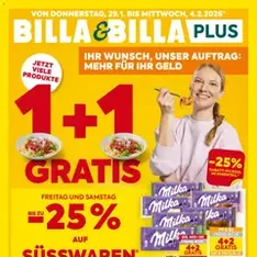 Billa Flugblatt - Prospekt Vorschau gültig ab 29.01.2026