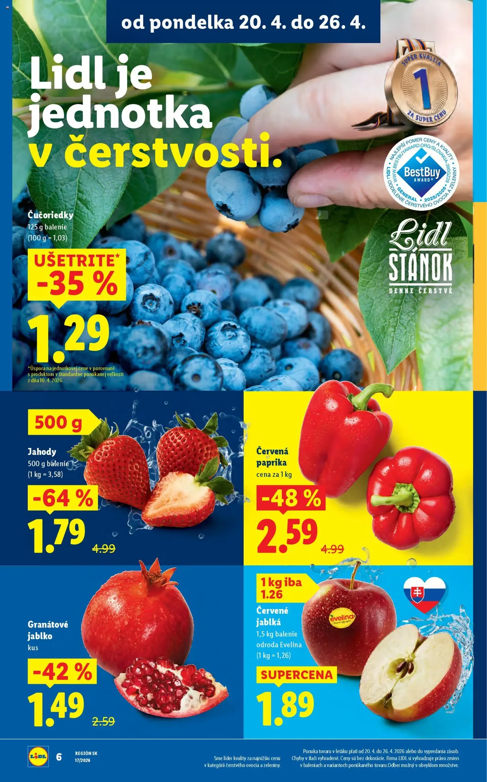 Lidl leták - platný leták od 20.04.2026 strana 6 z 99