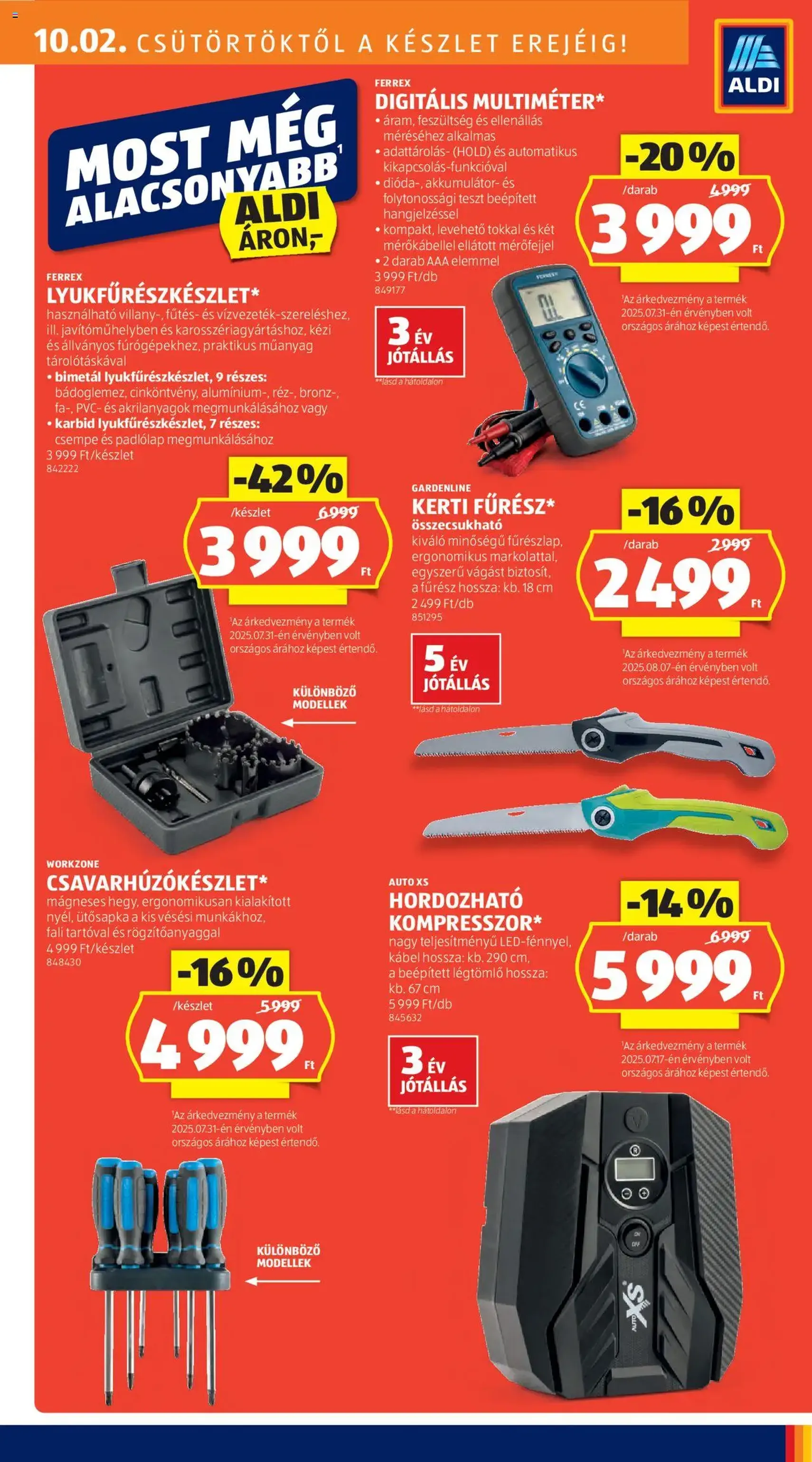 Aldi Akciós újság - 2025.10.02. érvényes szórólap 23 oldal 40 oldalból Aldi Akciós újság - 2025.10.02. érvényes szórólap 23 oldal 40 oldalból