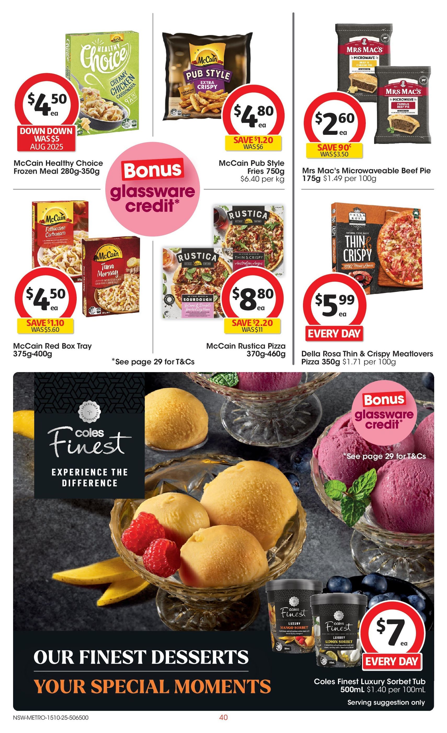 Coles Catalogue NSW - valid flyer from 15/10/2025, page 40 of 51 Coles Catalogue NSW - valid flyer from 15/10/2025, page 40 of 51
