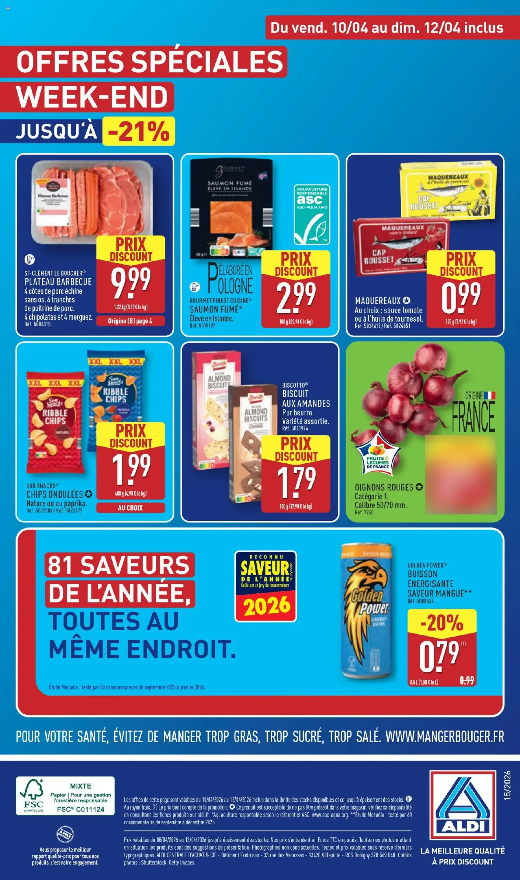 Aldi - Catalogue de la semaine 15 - brochure valable à partir du 08/04/2026, page 44 sur 45