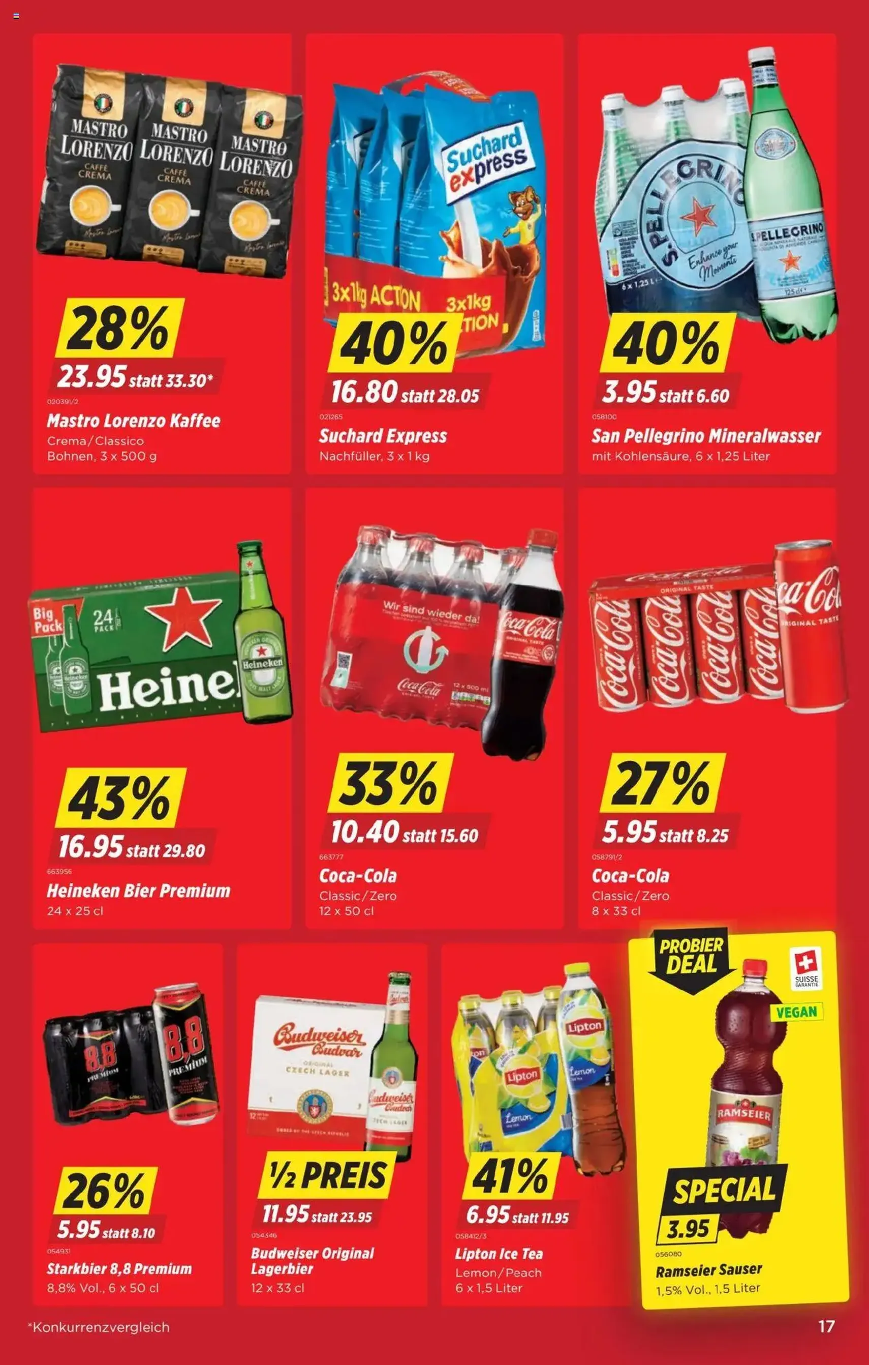 Denner Aktionen - Gültiger Prospekt ab 21.10.2025, Seite 17 von insgesamt 24 Denner Aktionen - Gültiger Prospekt ab 21.10.2025, Seite 17 von insgesamt 24