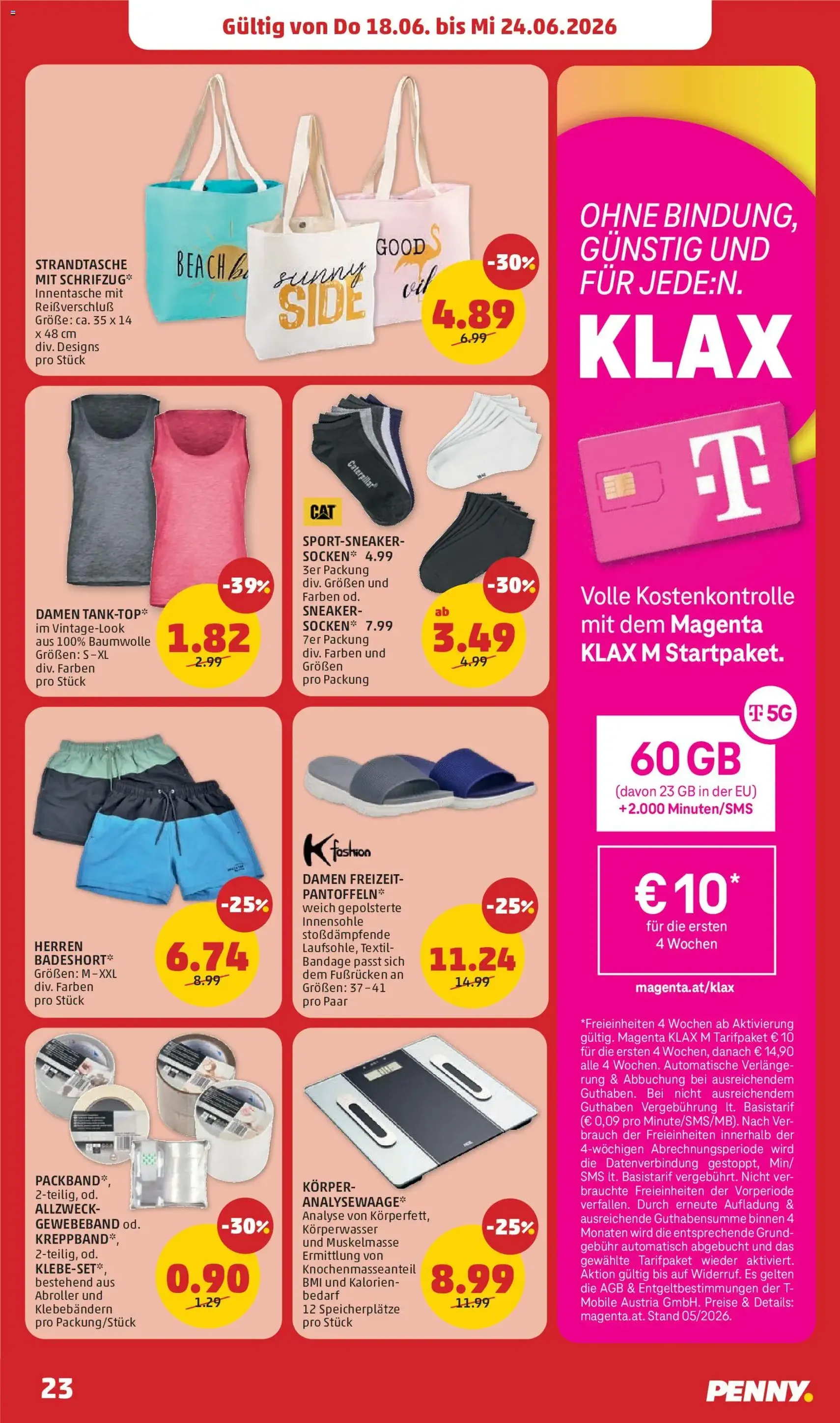 Penny Markt Schmankerl Post - Gültiger Prospekt ab 18.06.2026, Seite 23 von insgesamt 32