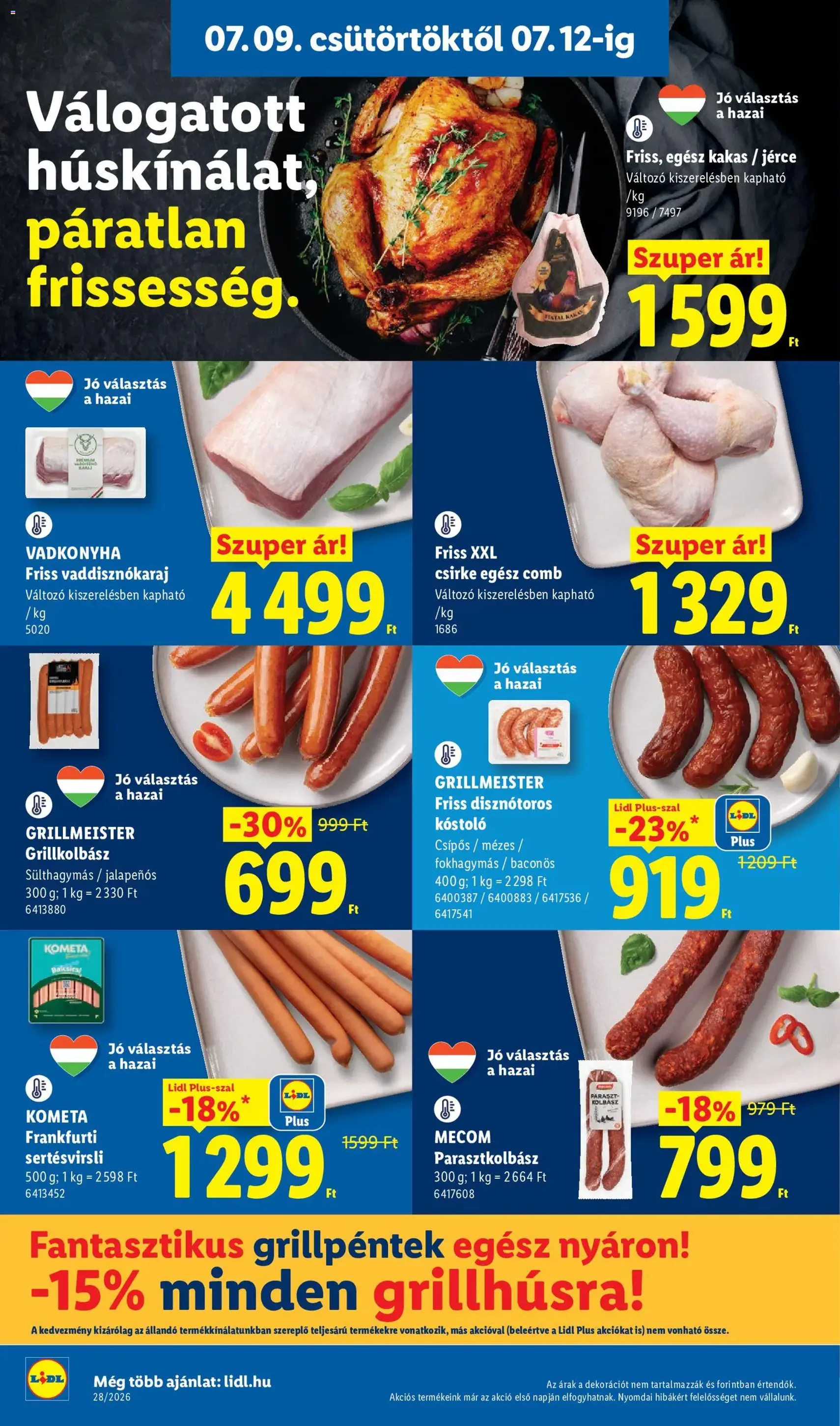 Lidl akciós újság - 2026.07.09. érvényes szórólap 8 oldal 80 oldalból