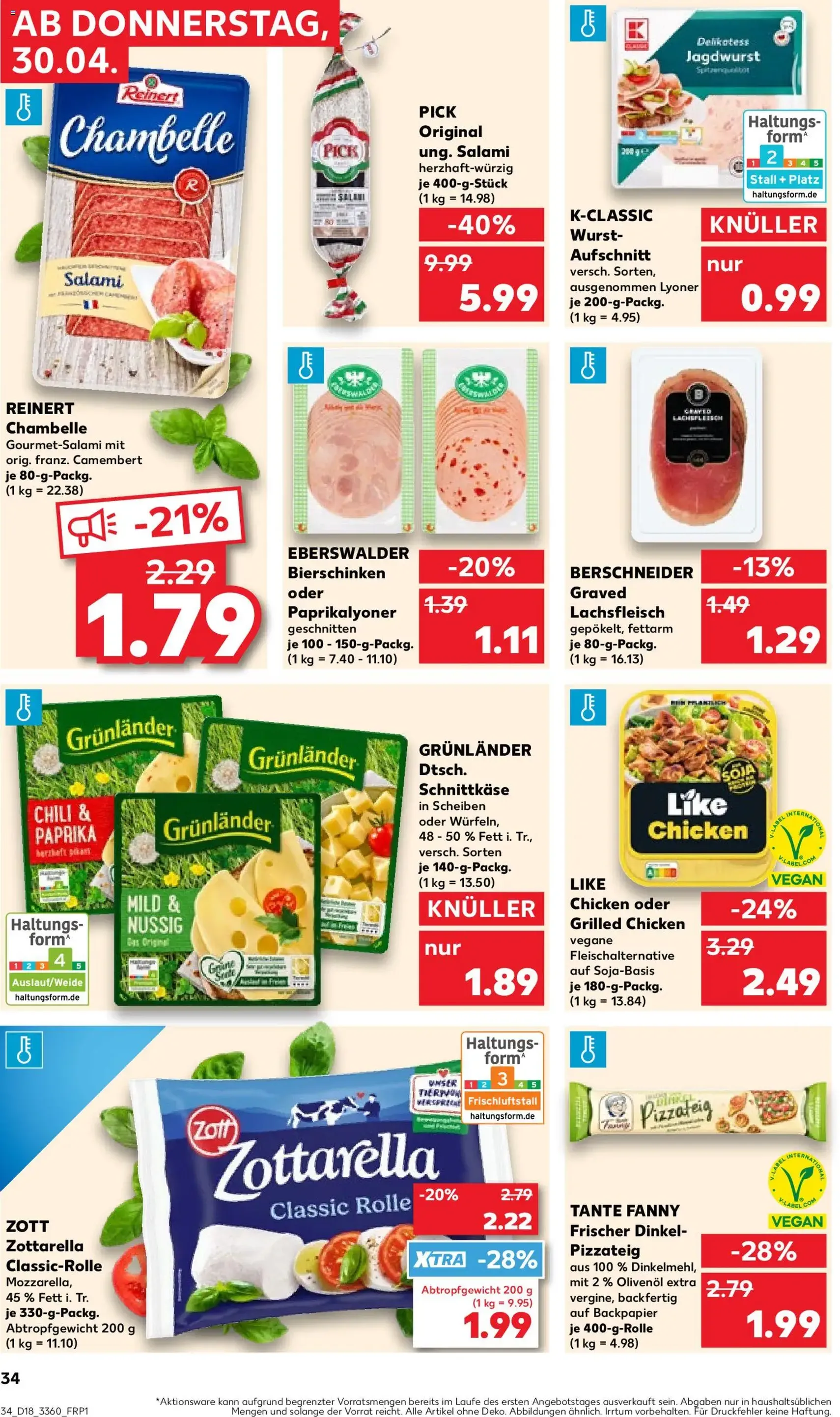 Kaufland Prospekt - Gültiger Prospekt ab 30.04.2026, Seite 34 von insgesamt 62