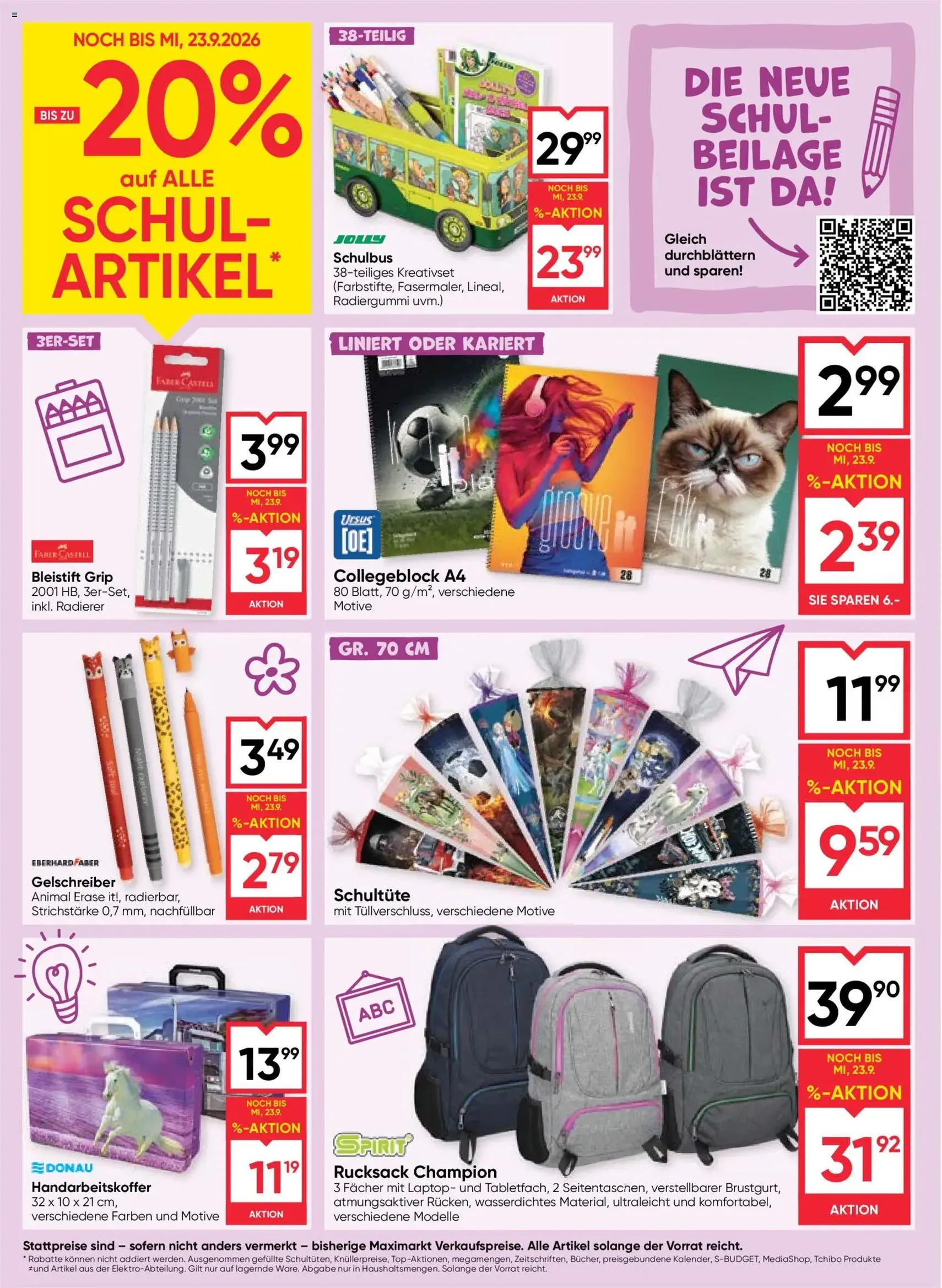 Maximarkt Flugblatt - Gültiger Prospekt ab 20.08.2026, Seite 22 von insgesamt 24