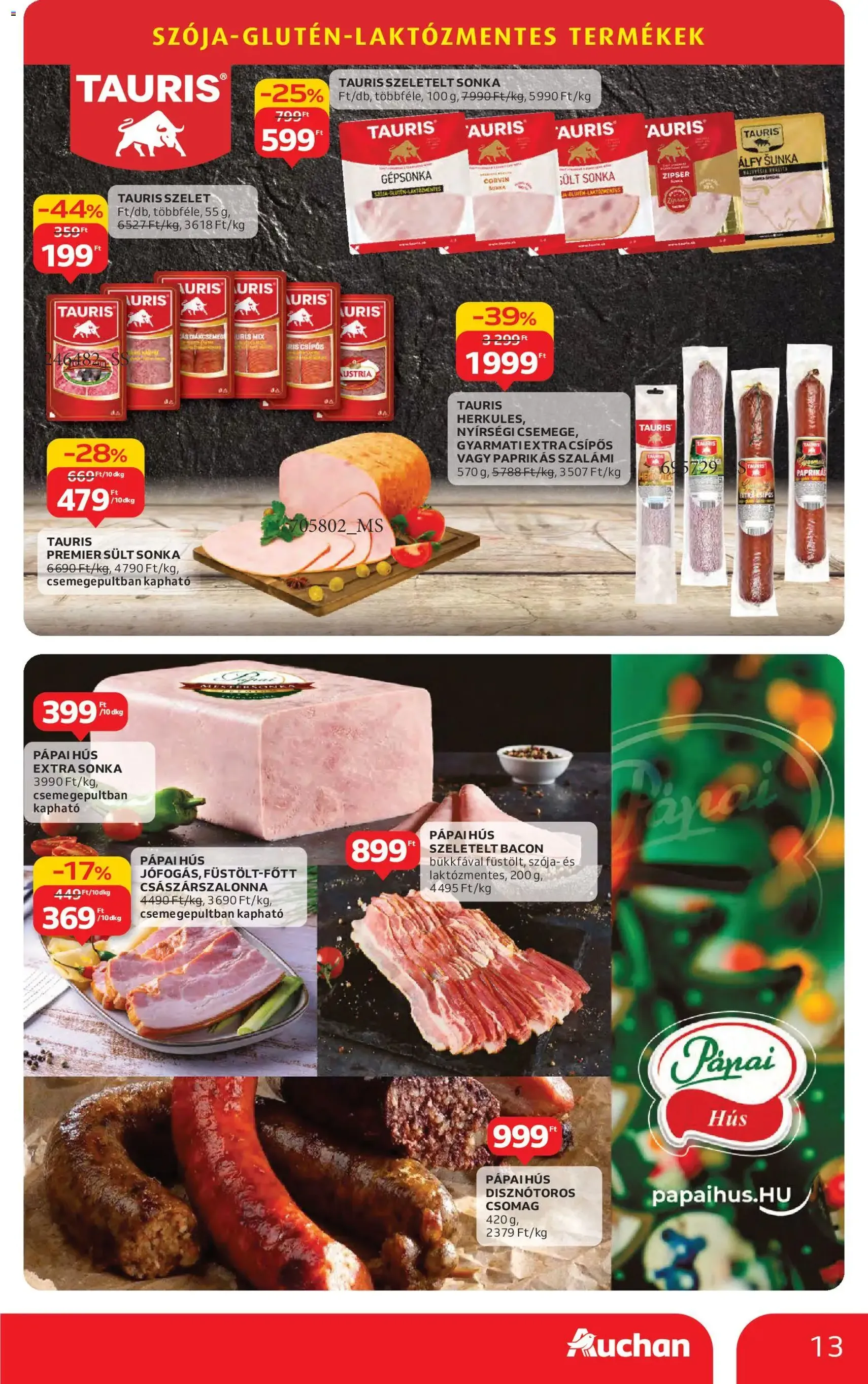 Auchan Akciós újság - 2025.12.11. érvényes szórólap 13 oldal 76 oldalból