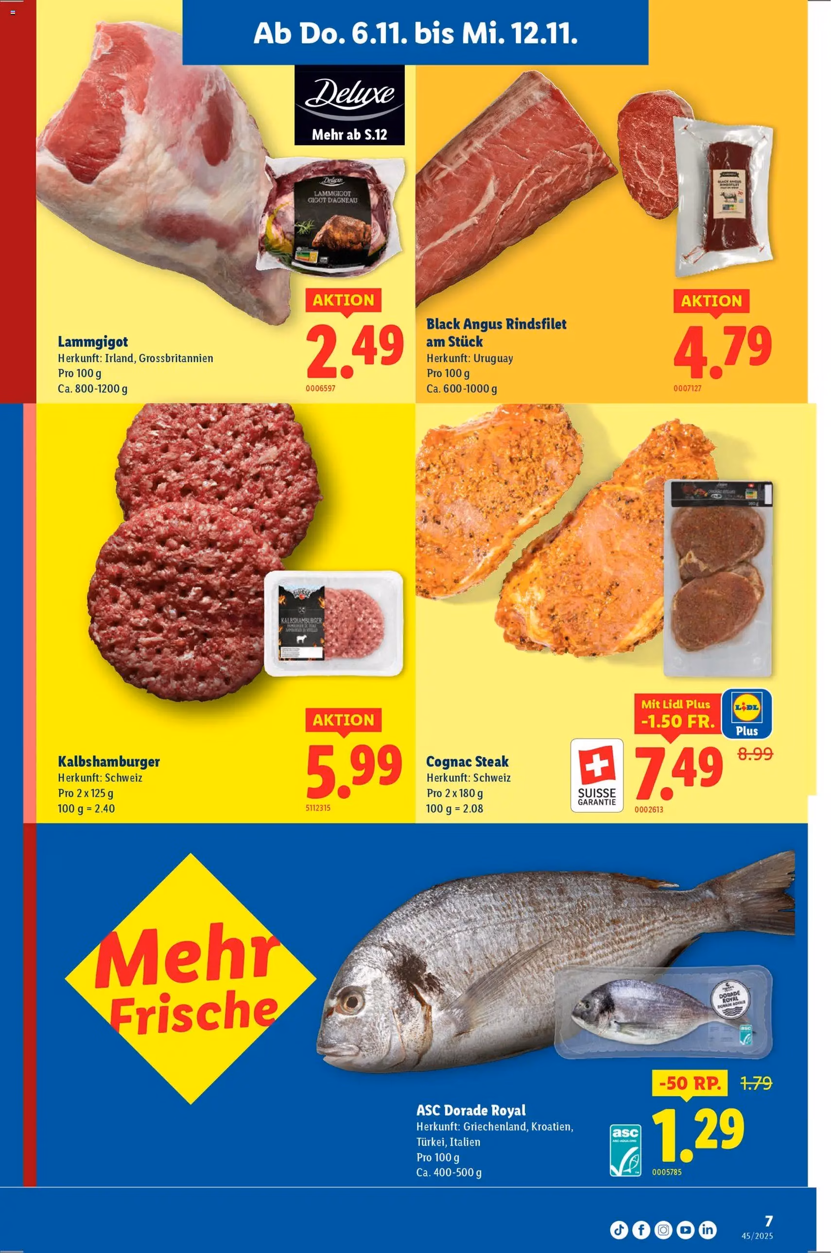 Lidl Aktionen - Gültiger Prospekt ab 06.11.2025, Seite 7 von insgesamt 32