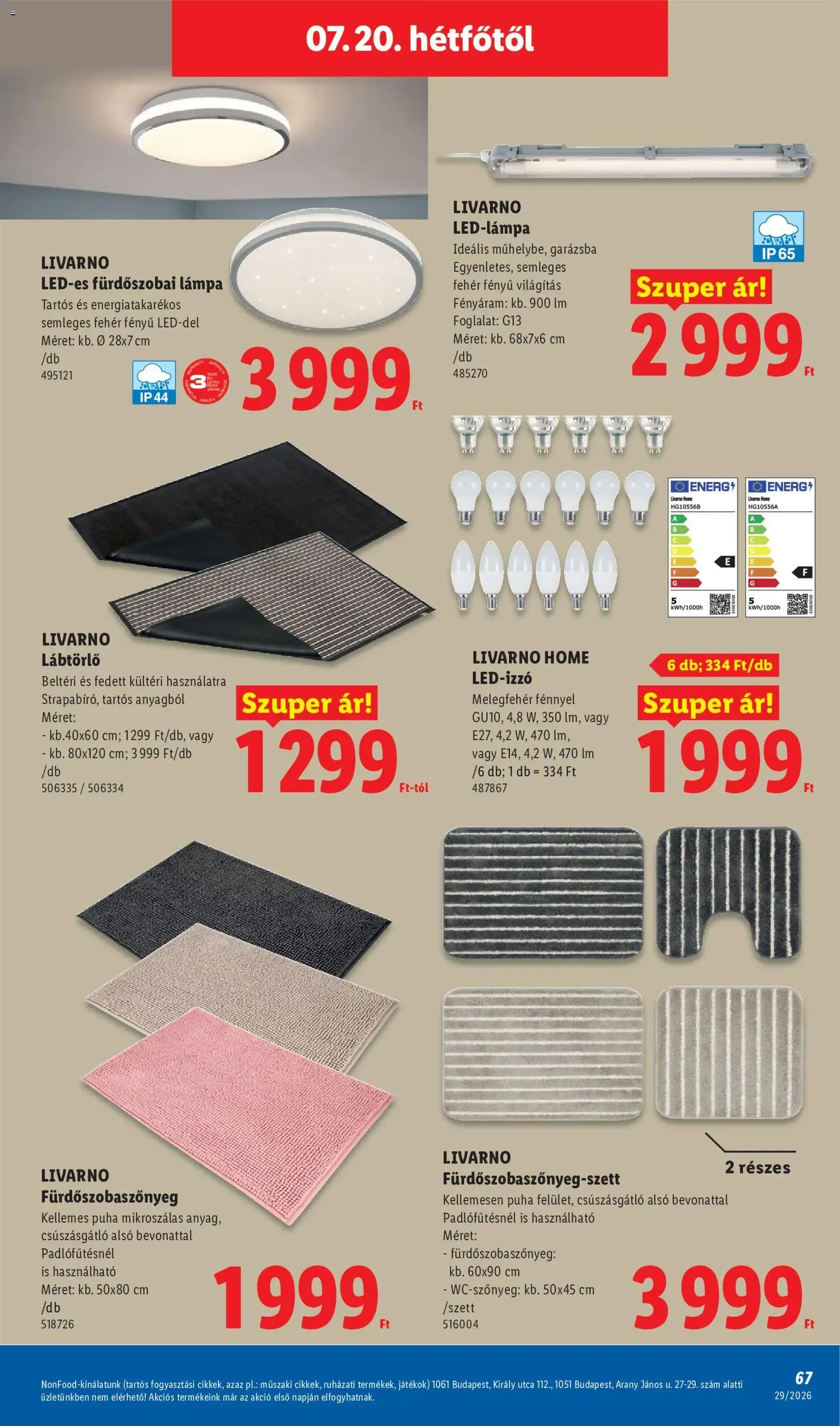 Lidl akciós újság - 2026.07.16. érvényes szórólap 67 oldal 88 oldalból