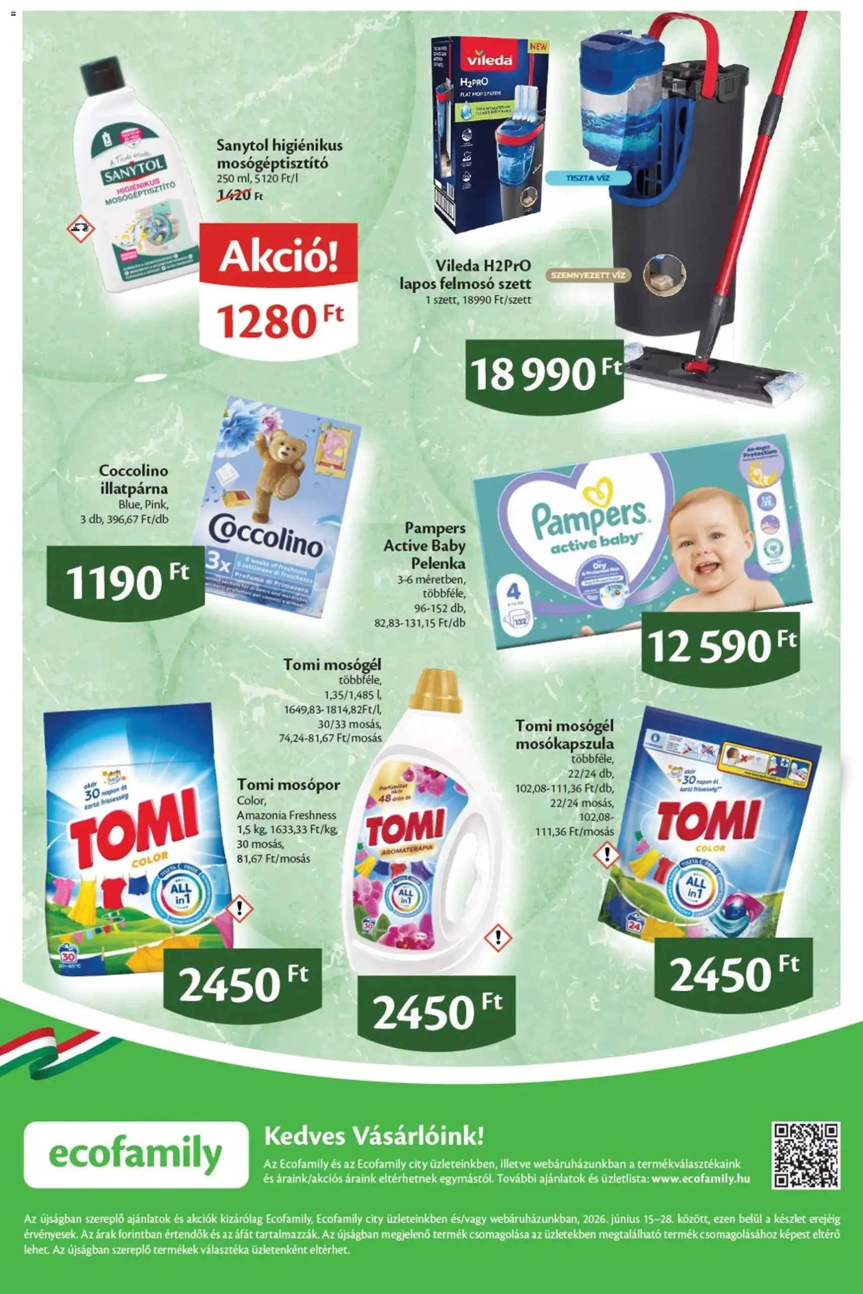 EcoFamily akciós újság - 2026.06.15. érvényes szórólap 12 oldal 12 oldalból