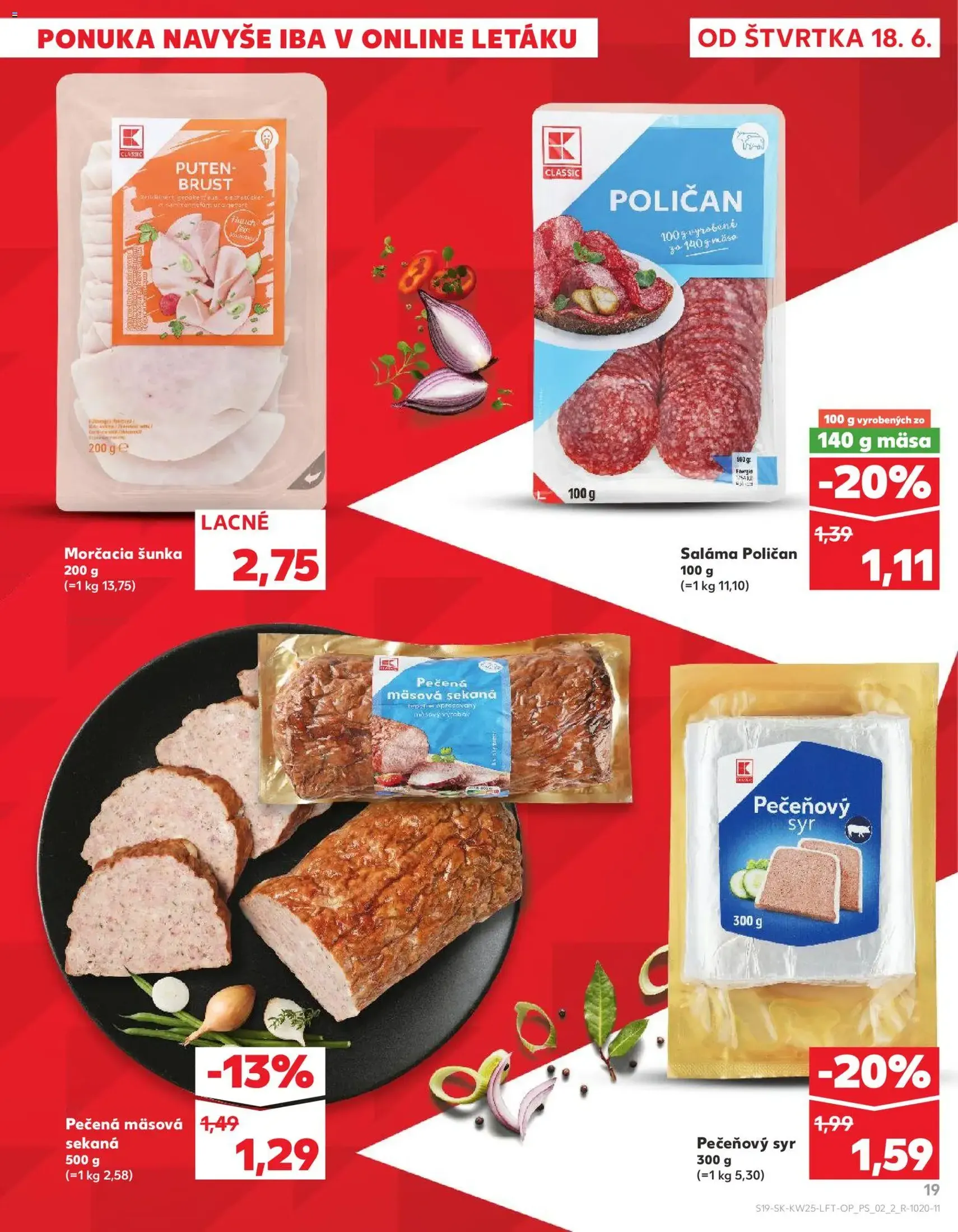 Kaufland SK akciós újság - 2026.06.18. érvényes szórólap 19 oldal 84 oldalból