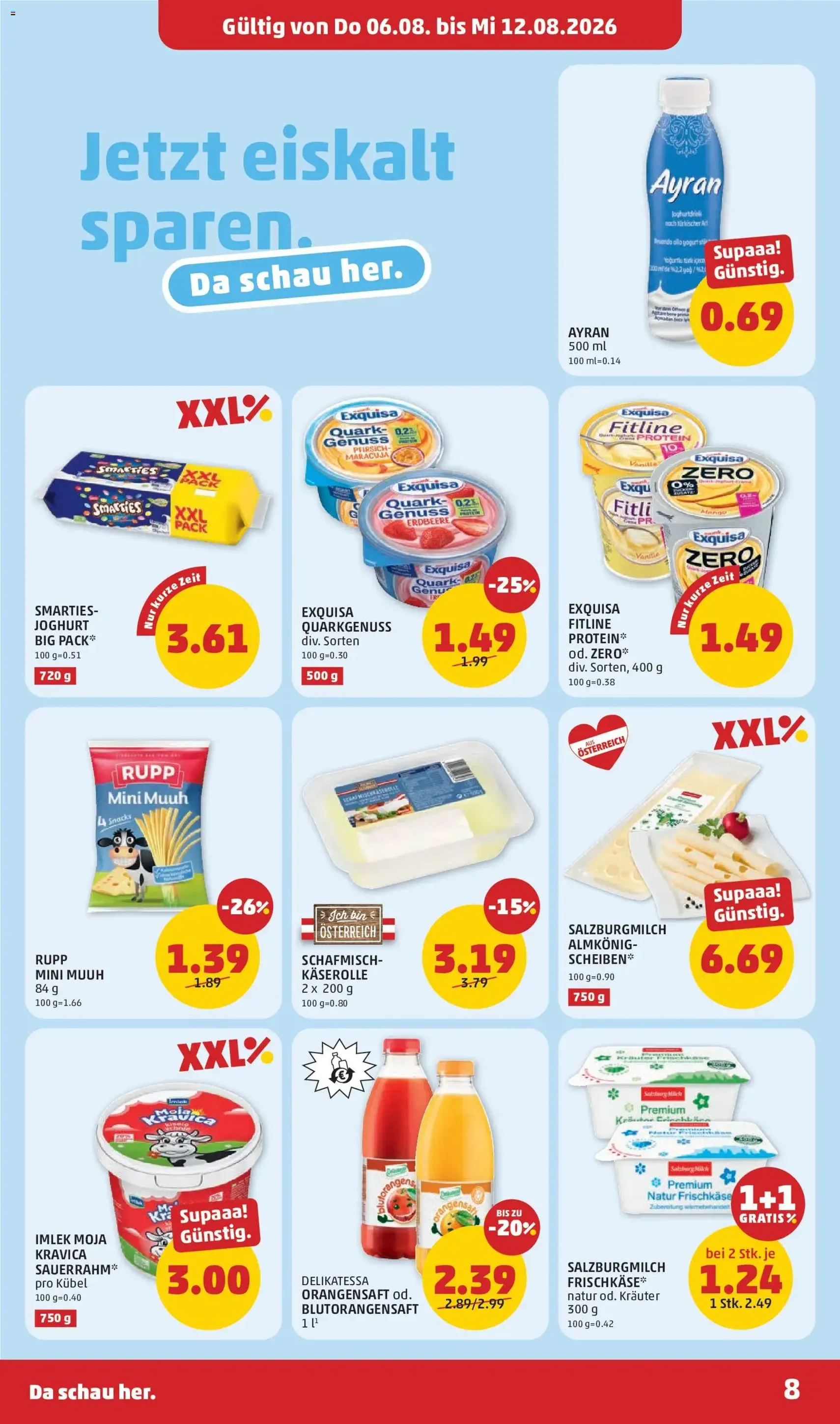 Penny Markt - Flugblatt - Gültiger Prospekt ab 06.08.2026, Seite 8 von insgesamt 28