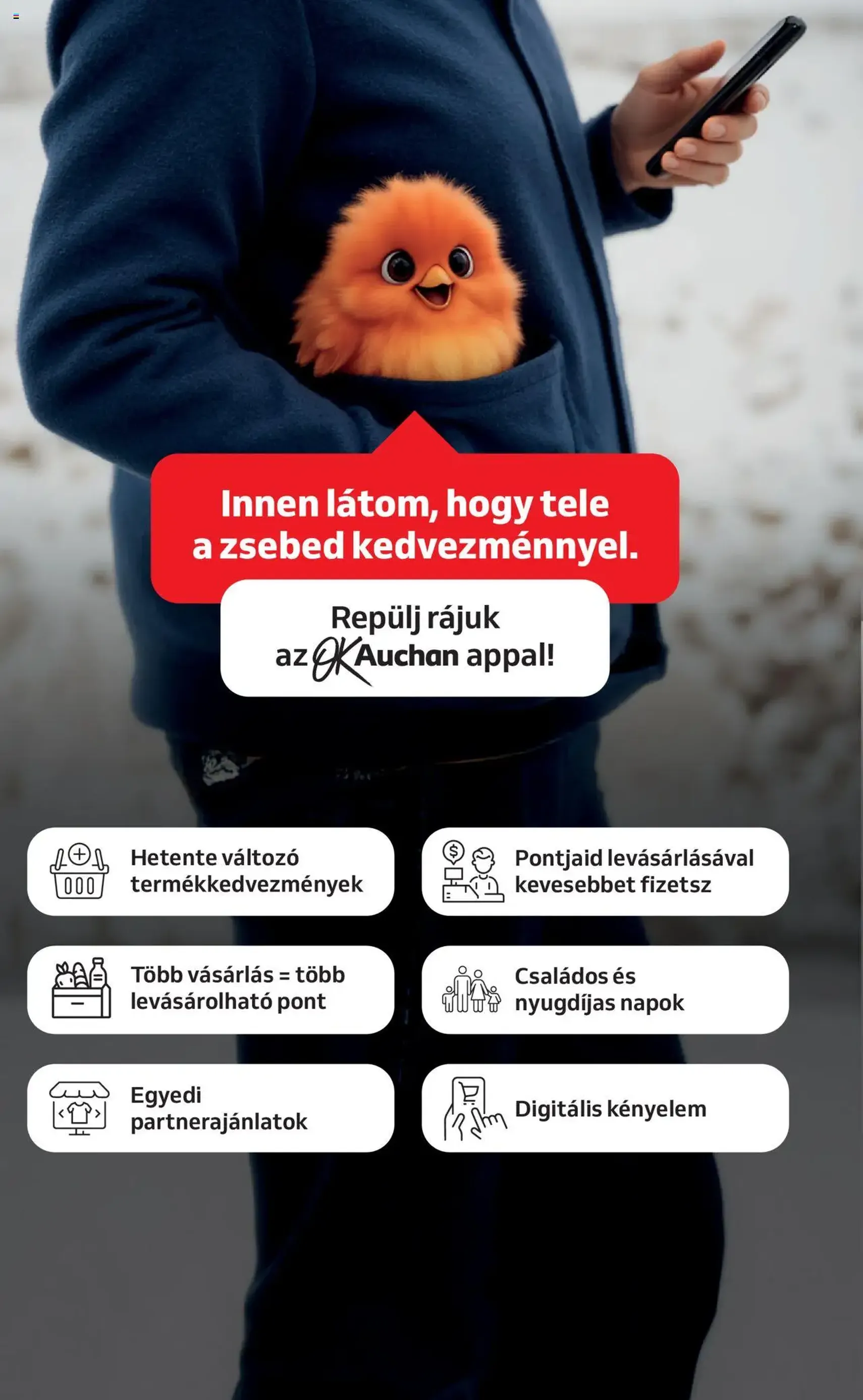 Auchan Akciós újság - 2025.10.24. érvényes szórólap 12 oldal 52 oldalból Auchan Akciós újság - 2025.10.24. érvényes szórólap 12 oldal 52 oldalból