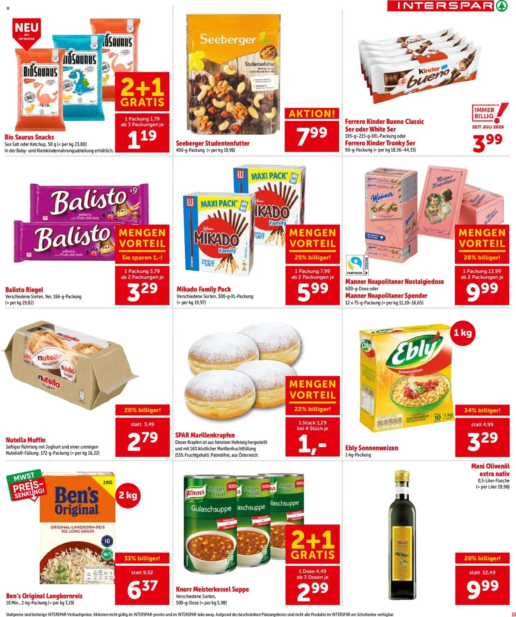 Interspar Flugblatt - Gültiger Prospekt ab 08.10.2026, Seite 13 von insgesamt 24