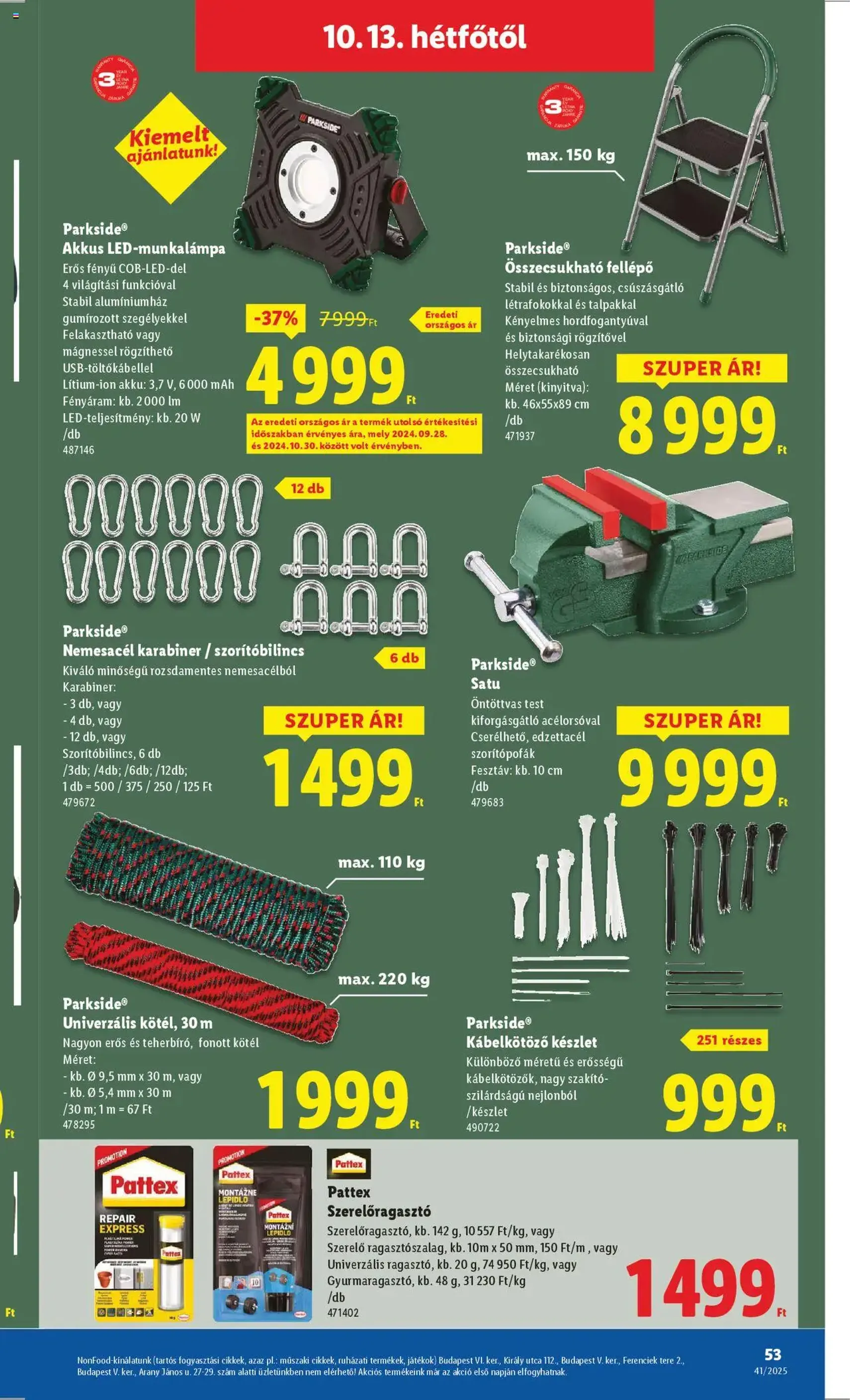Lidl Akciós újság - 2025.10.09. érvényes szórólap 53 oldal 64 oldalból