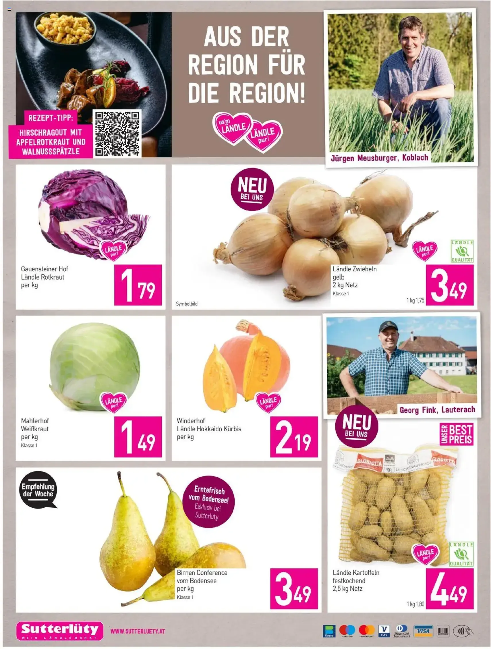 Sutterlüty Flugblatt - Gültiger Prospekt ab 09.10.2025, Seite 24 von insgesamt 24