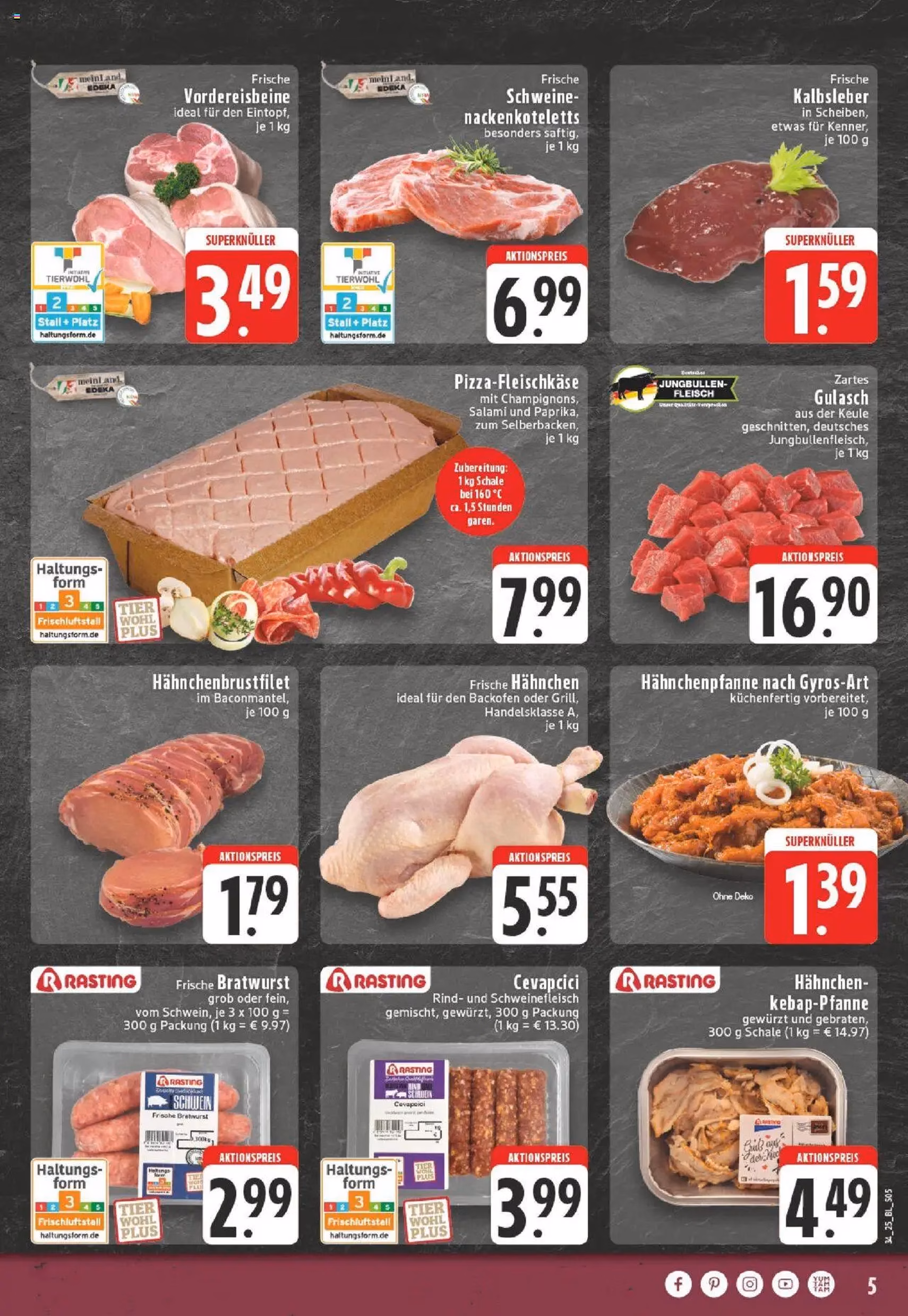 Edeka Prospekt - Gültiger Prospekt ab 18.08.2025, Seite 5 von insgesamt 24 Edeka Prospekt - Gültiger Prospekt ab 18.08.2025, Seite 5 von insgesamt 24